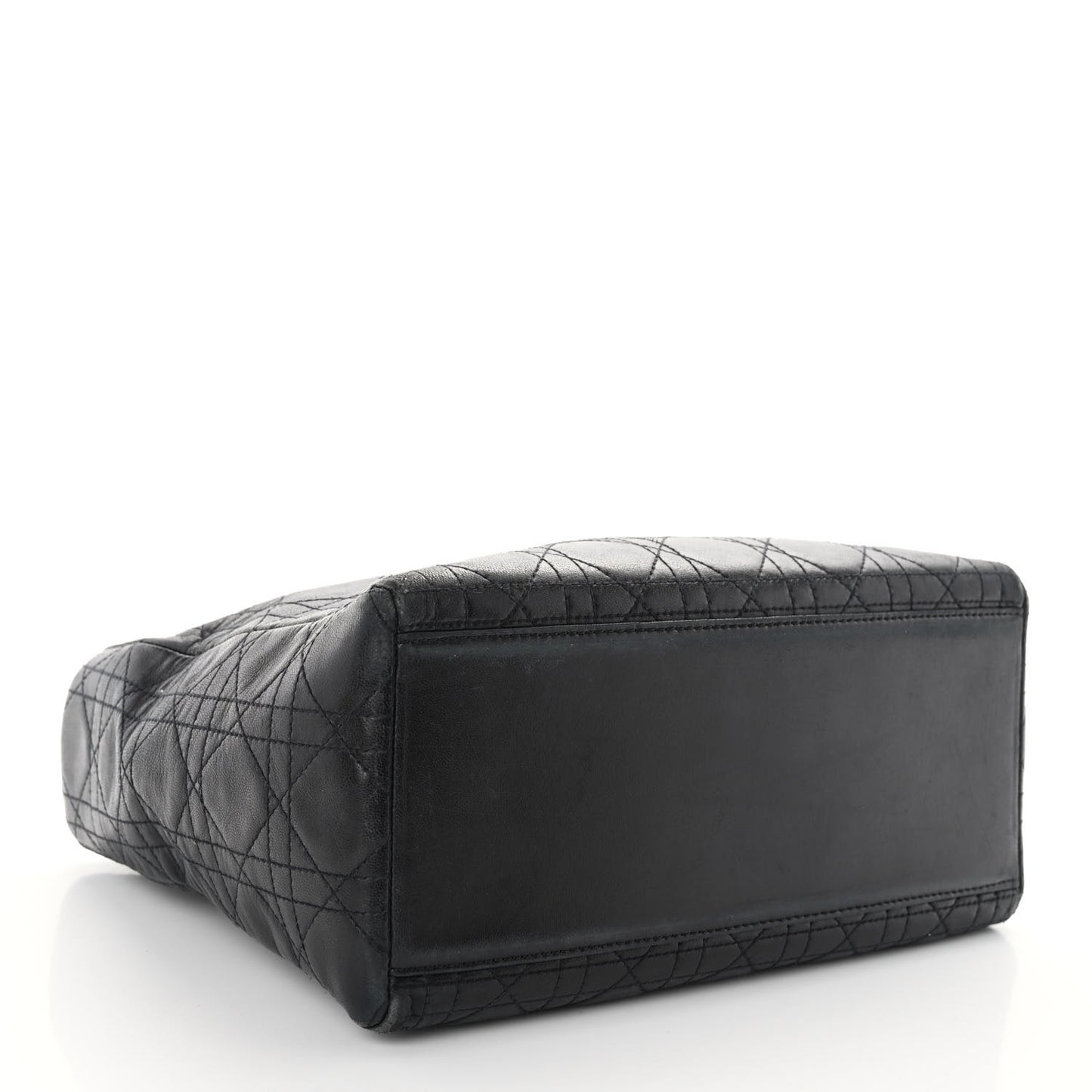 Lambskin Cannage Medium Lady Dior Black