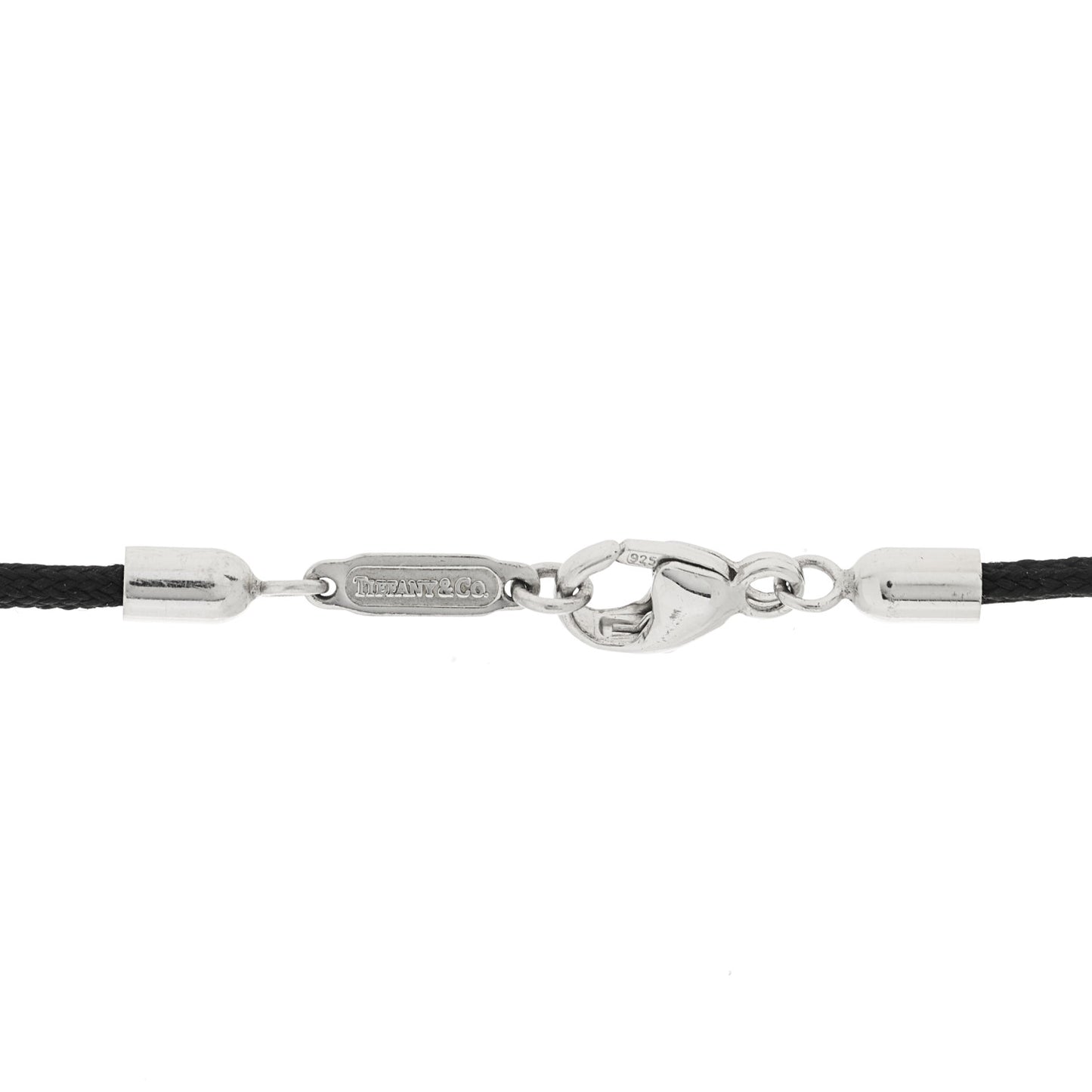 Sterling Silver Frank Gehry Fish Pendant Cord Necklace