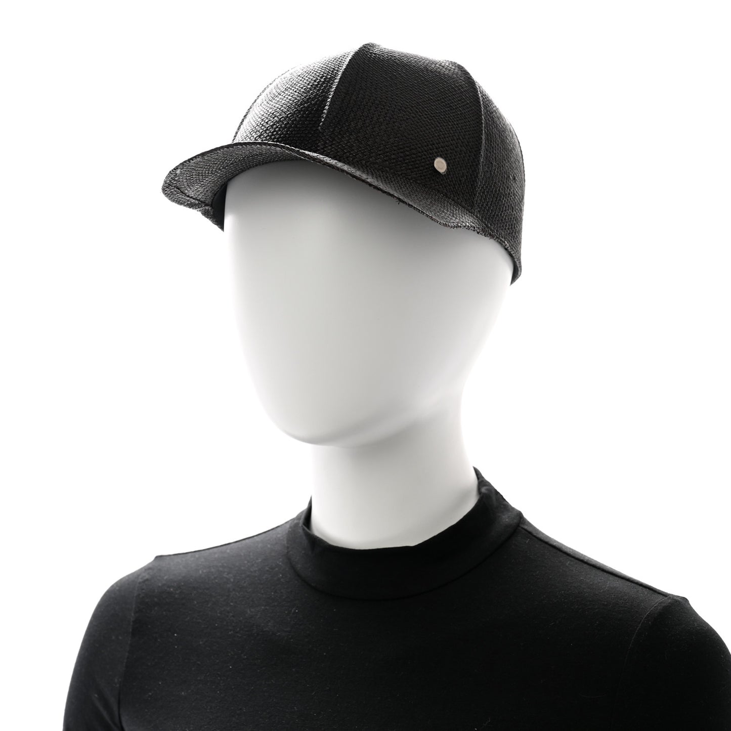 Panama Straw Mens Riley Cap 59 Black