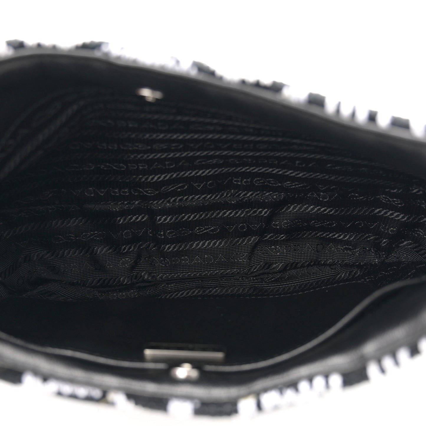 Maglia Jacquard Cleo Shoulder Bag Black White