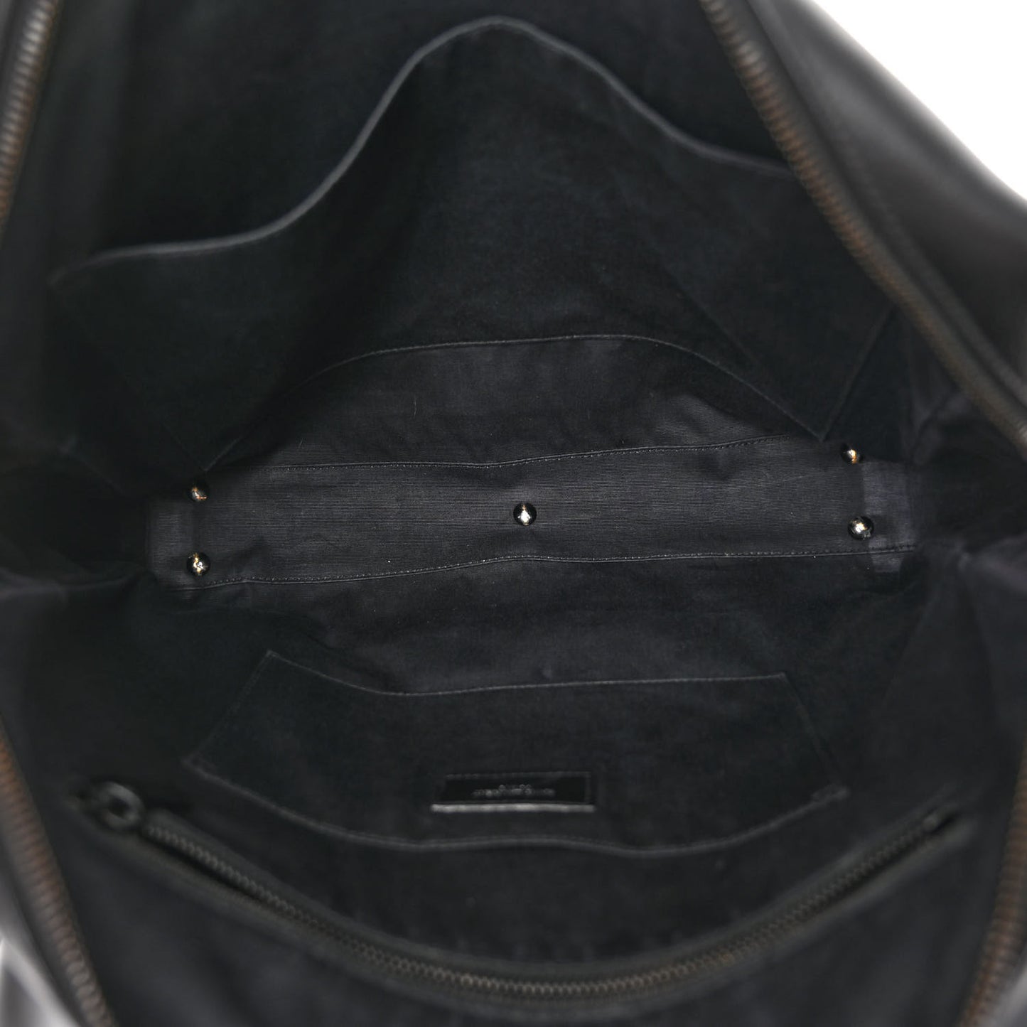 Calfskin Bold Briefcase Black