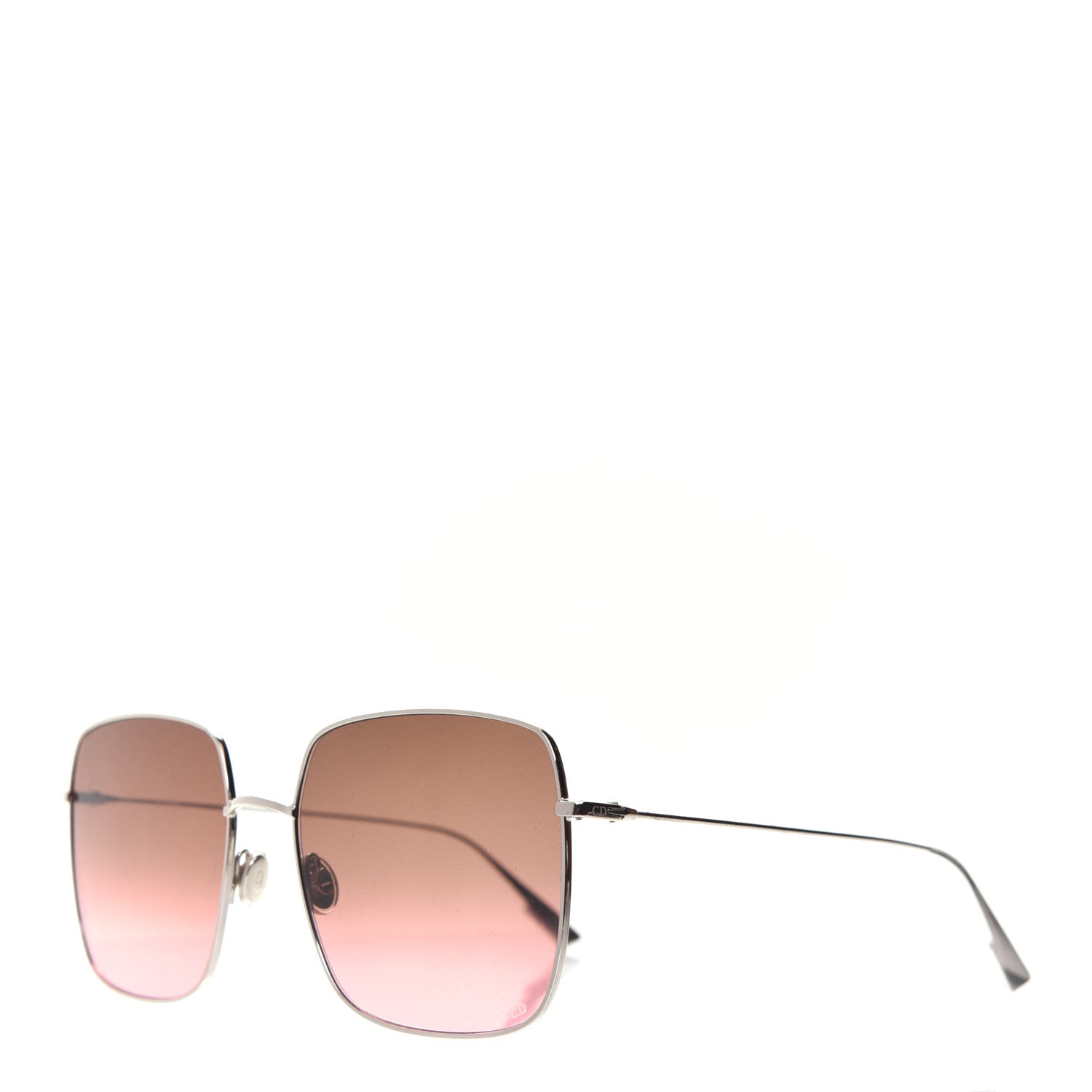 Christian Dior Metal Stellaire 1 Square Sunglasses Silver 721247 ...