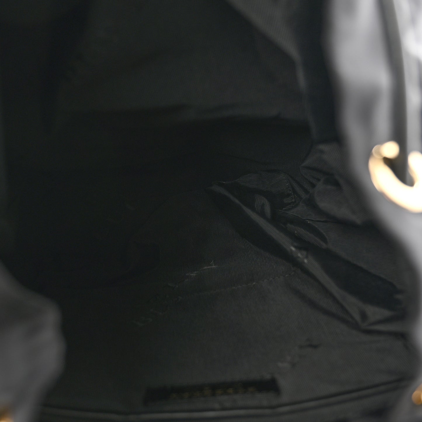 Nylon Medium Rucksack Backpack Black