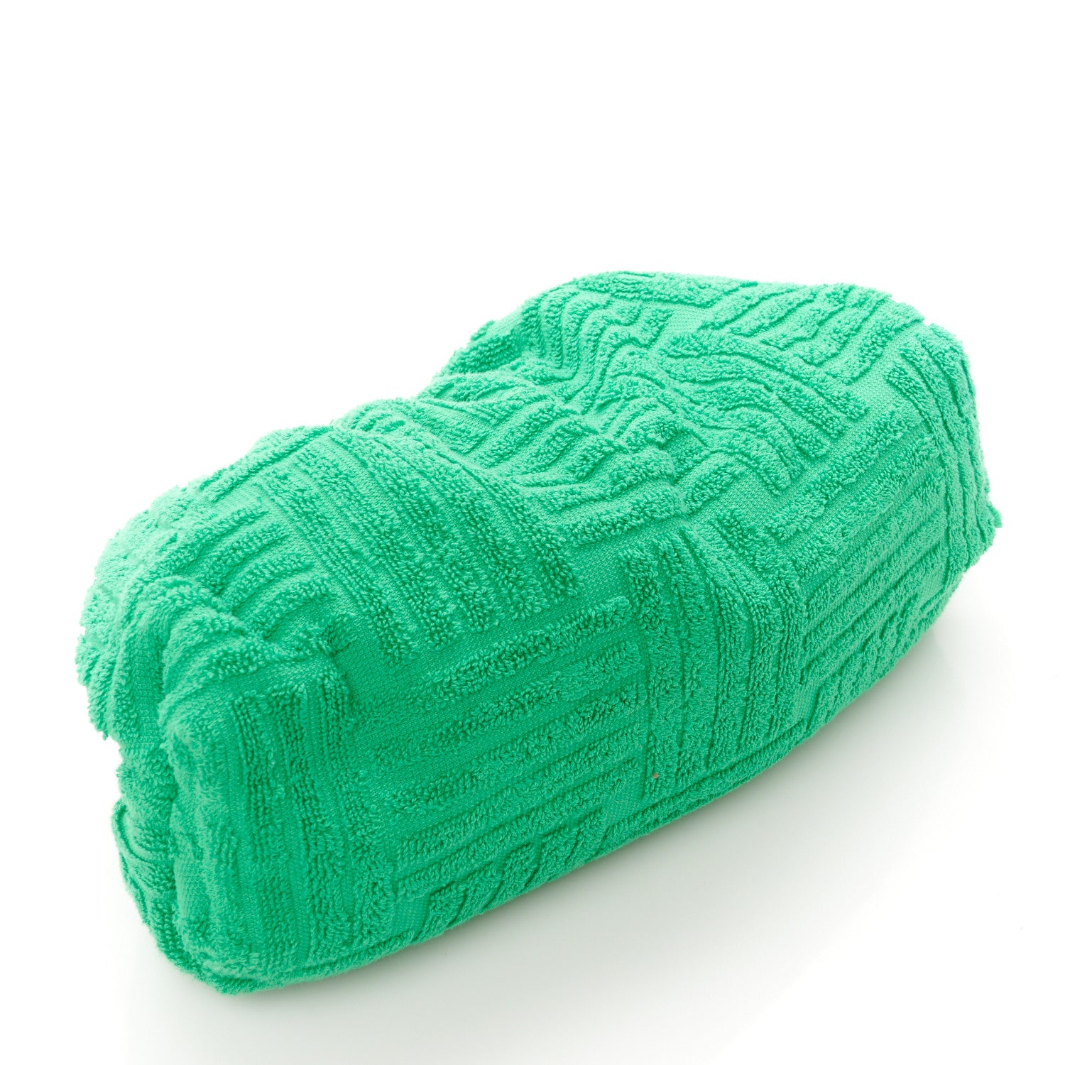 Bottega Veneta Sponge Fabric The Pouch Clutch Grass 4 of 11