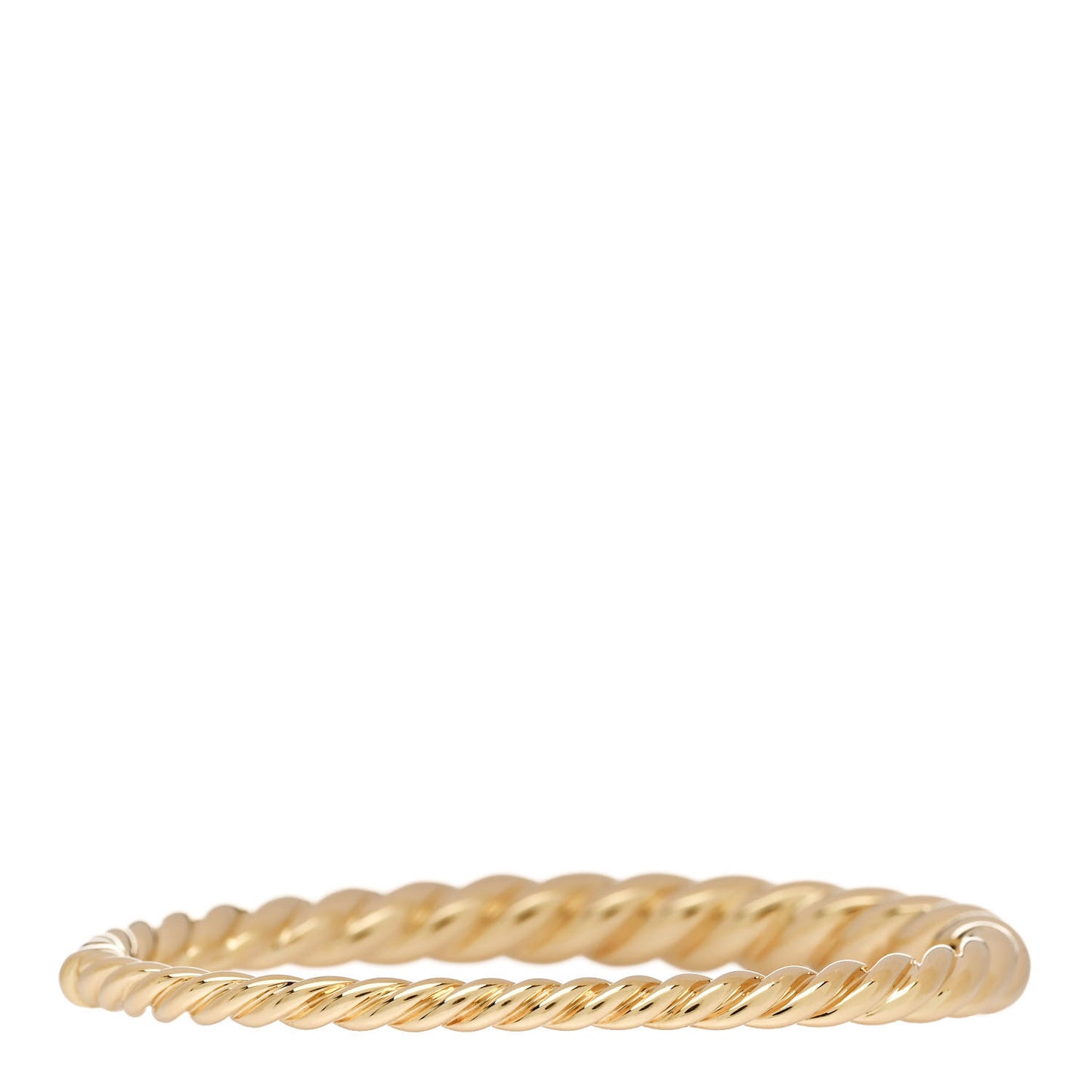 18K Yellow Gold 6mm Pure Form Cable Bracelet