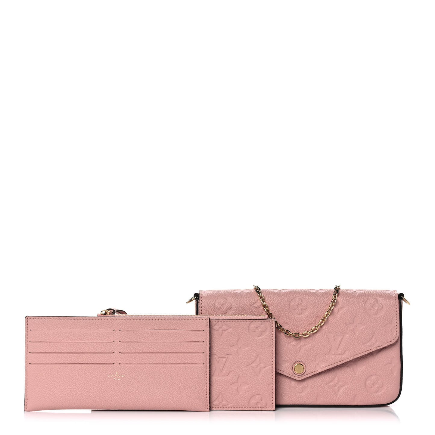 Empreinte Pochette Felicie Chain Wallet Rose Poudre