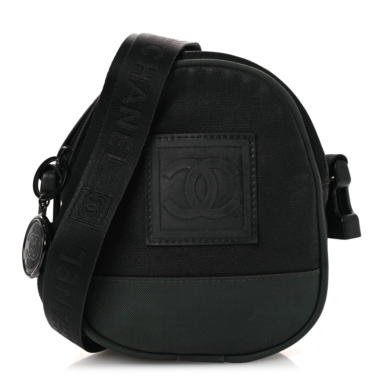 Chanel Canvas Nylon Sport Crossbody Black Green 1925788 – FASHIONPHILE