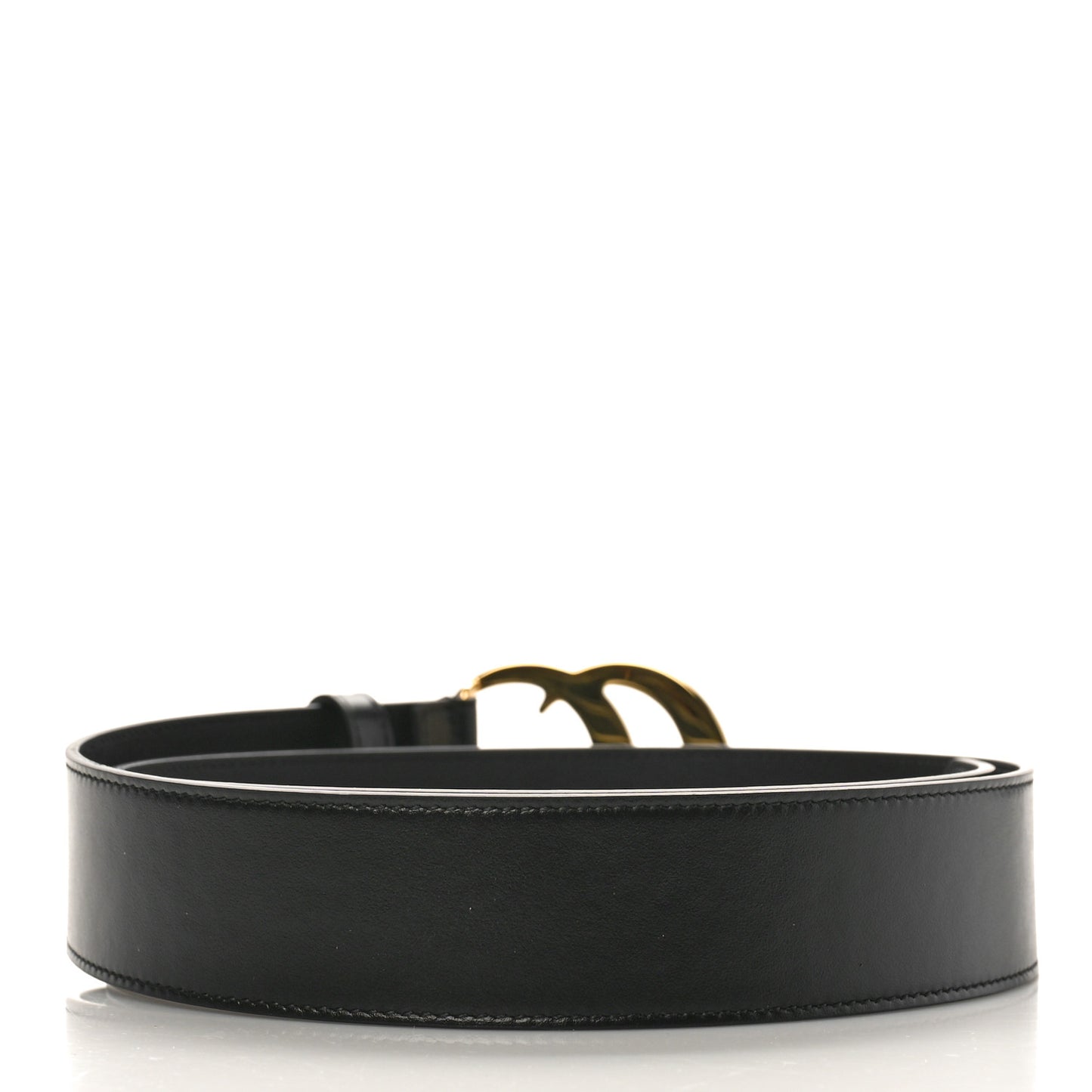 Plutone Calfskin Double G 40mm Belt 90 36 Black