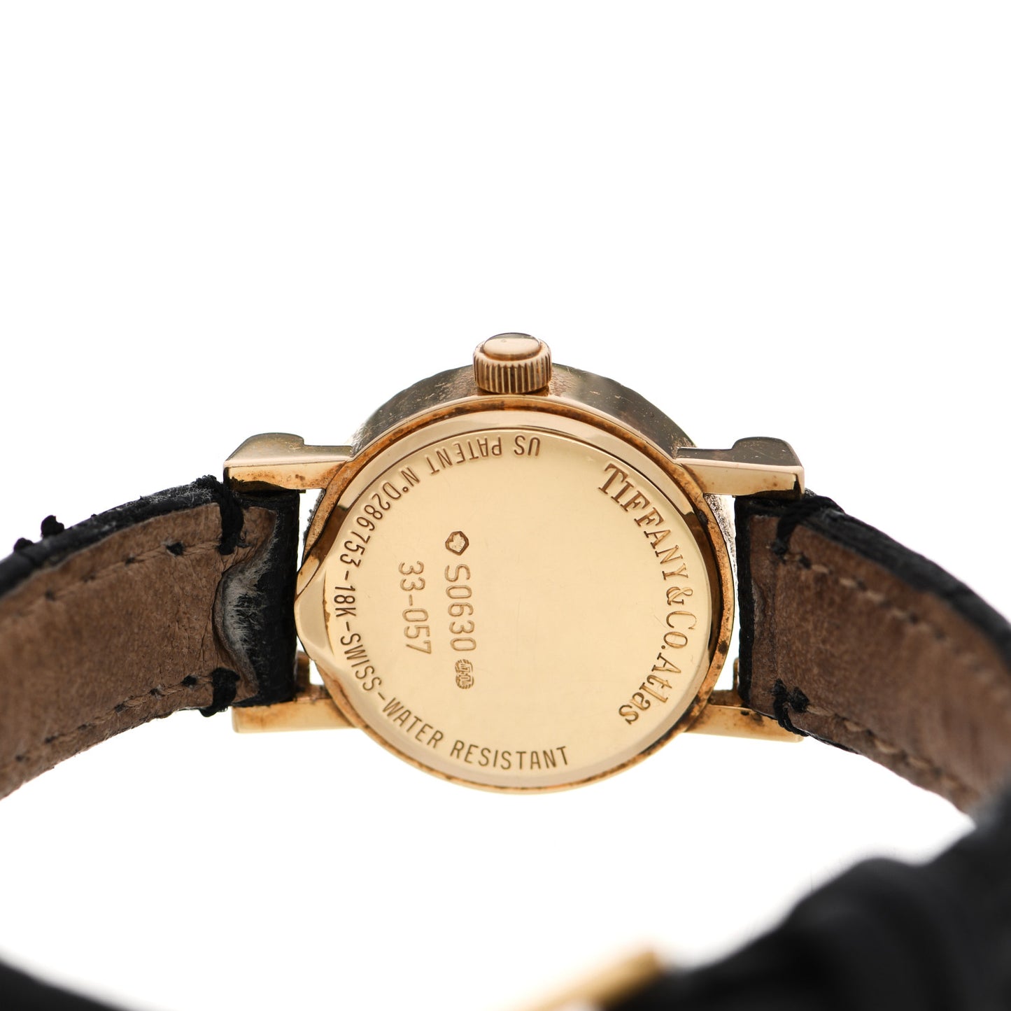 18K Yellow Gold Lizard 19mm Atlas Quartz Watch Gold