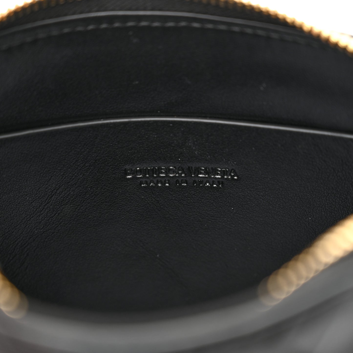 Nappa Intrecciato Concert Pouch Black