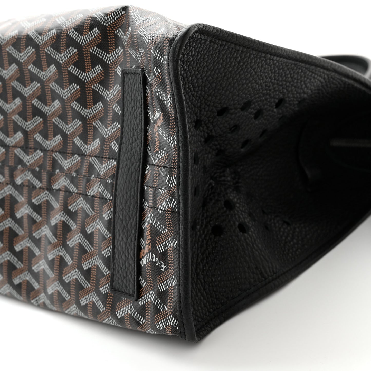 Goyardine Sac Hardy Pet Carrier PM Black