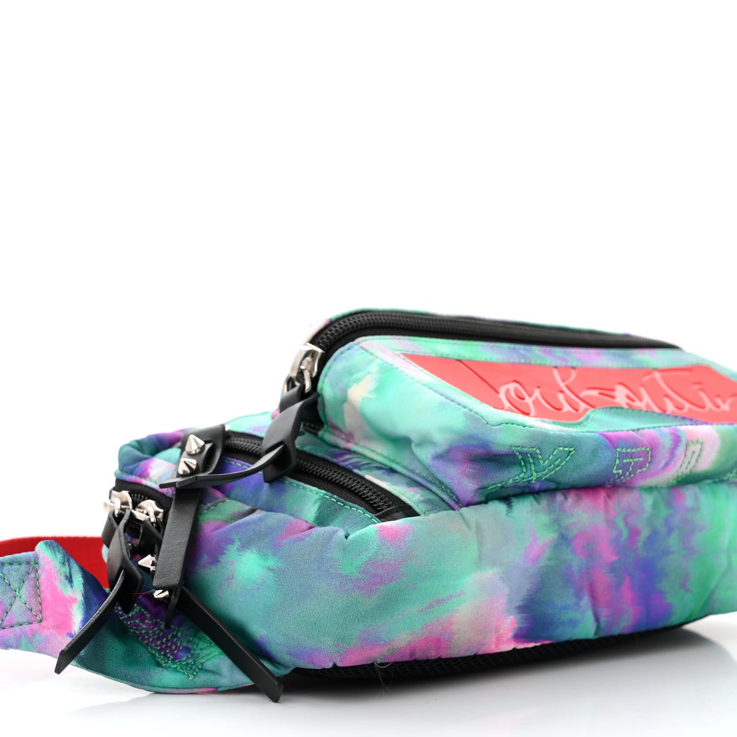 Nylon Loubideal Sneaker Sole Belt Bag Blue Multicolor
