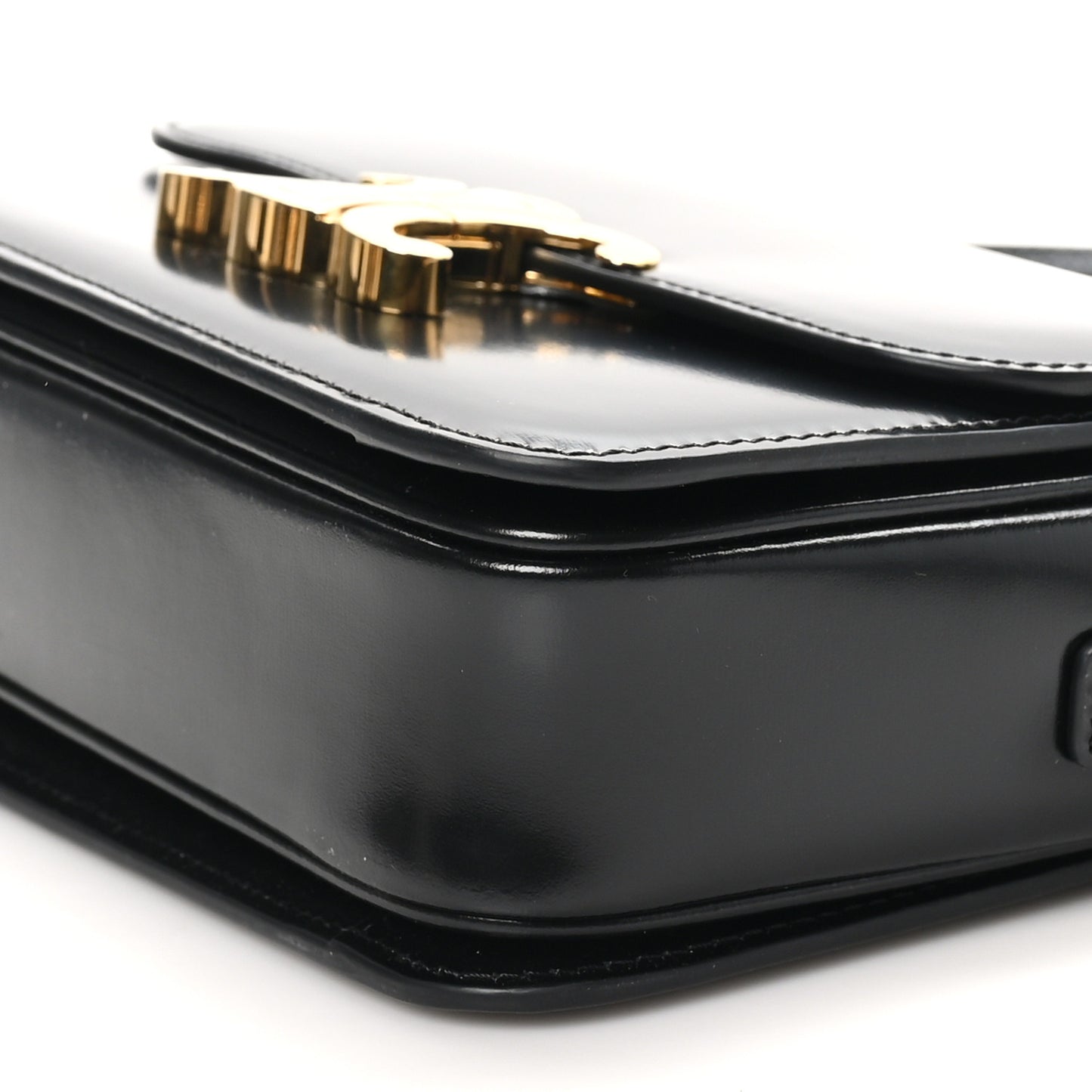 Shiny Calfskin Teen Triomphe Black