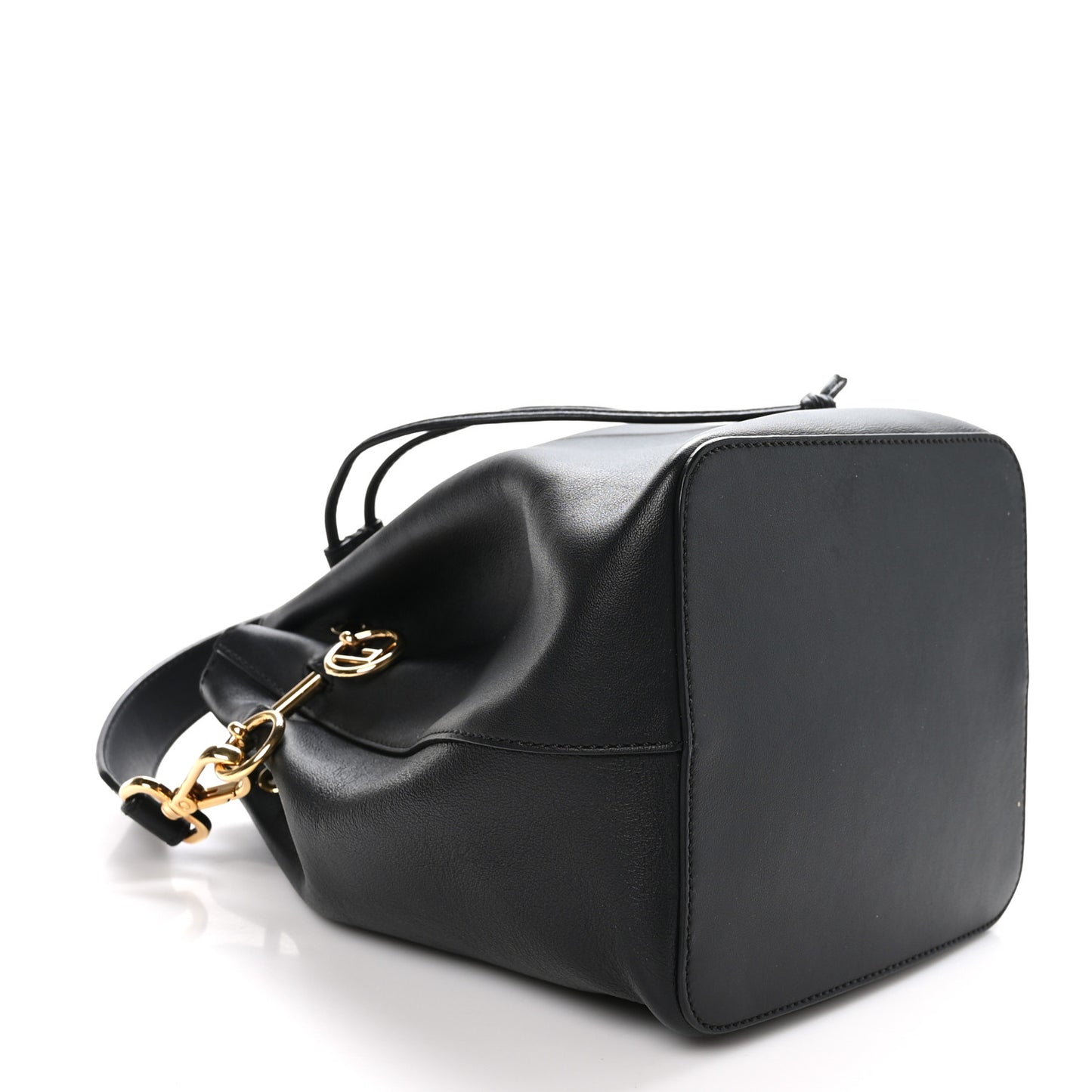 Vitello Grace Matte F is Fendi Grande Mon Tresor Bucket Bag Black