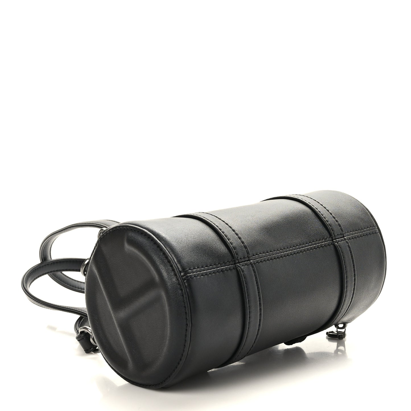 Vegan Leather Small Duffle Black