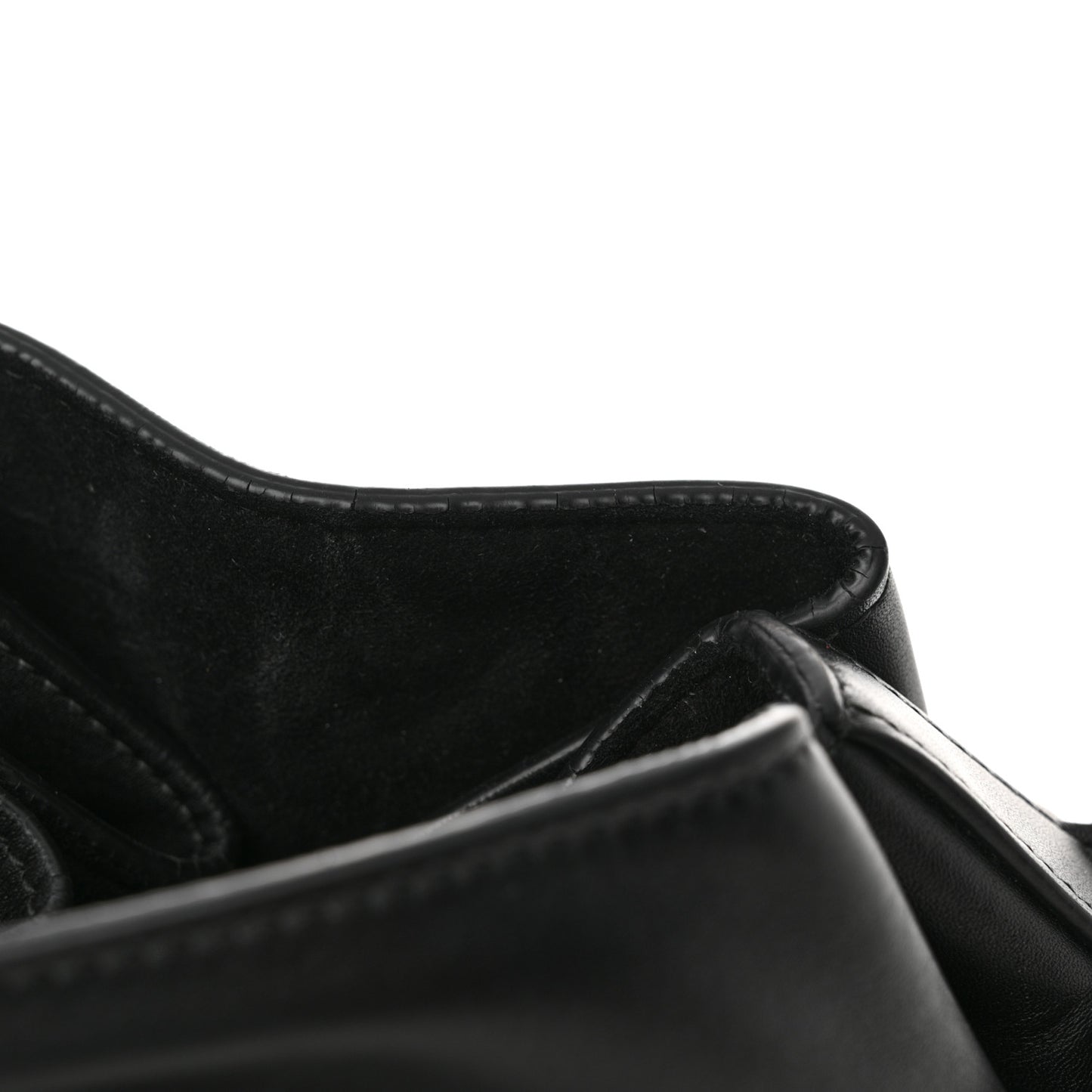 Calfskin CD Embossed Large C'est Chain Bucket Bag Black