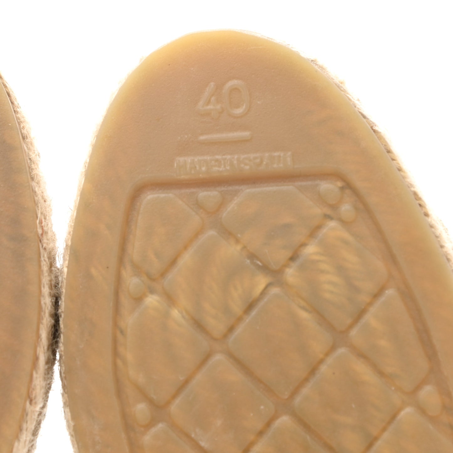 Lambskin CC Espadrilles 40 Black
