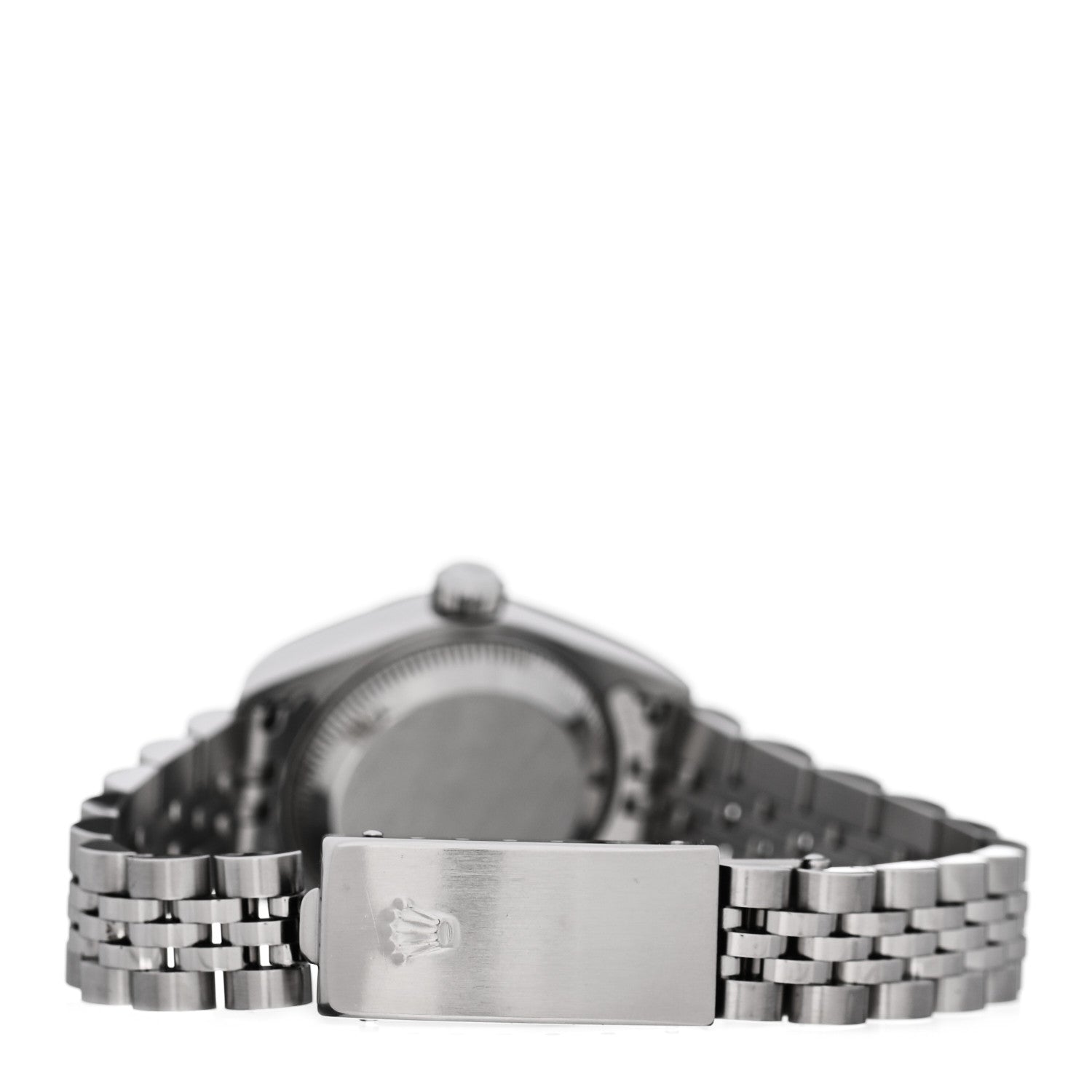 Rolex Stainless Steel 18K White Gold Diamond 26mm Oyster Perpetual Datejust Watch Silver 79174 3 of 4