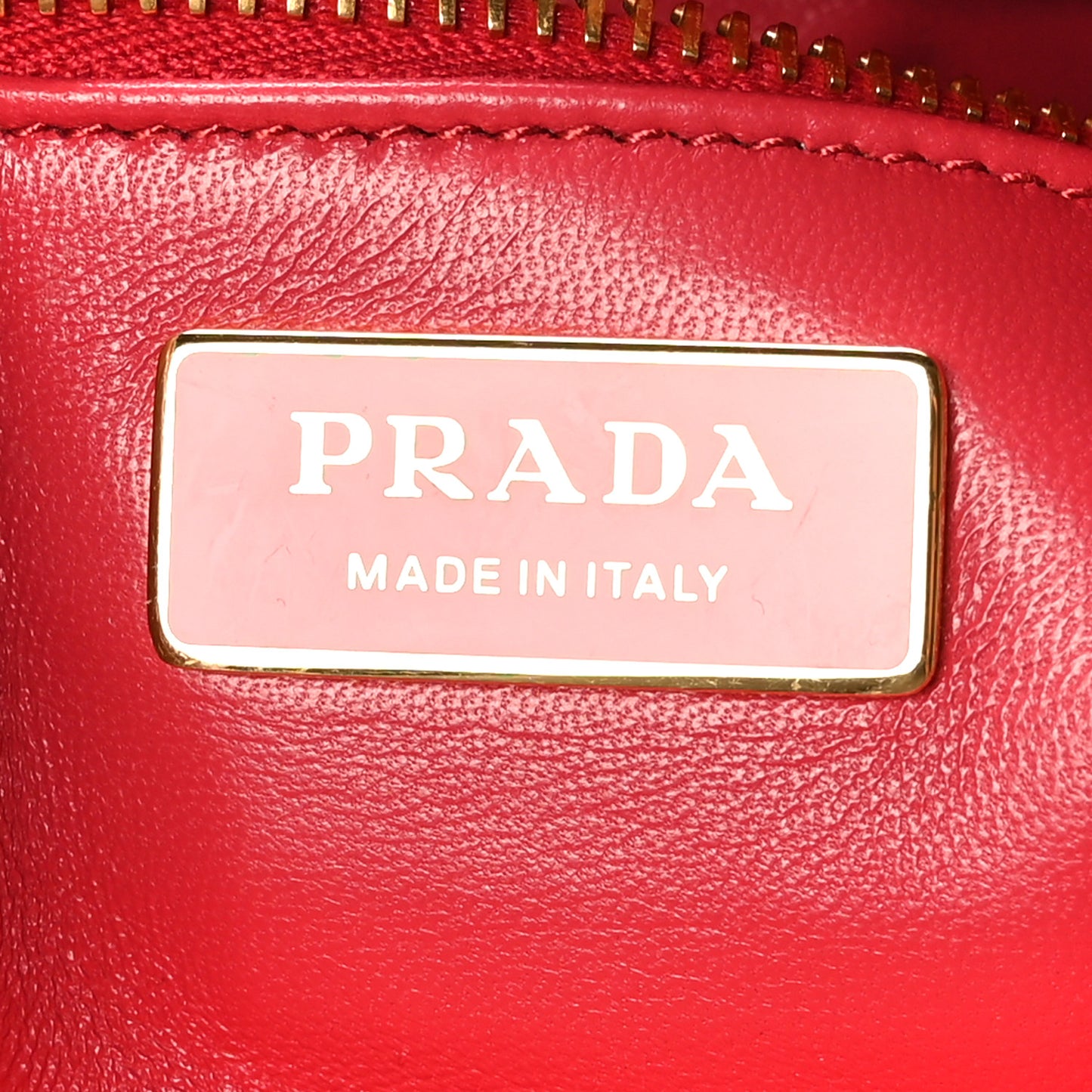 X ALEX DA CORTE Saffiano Special Edition Small Galleria Double Zip Tote Rame Fragola