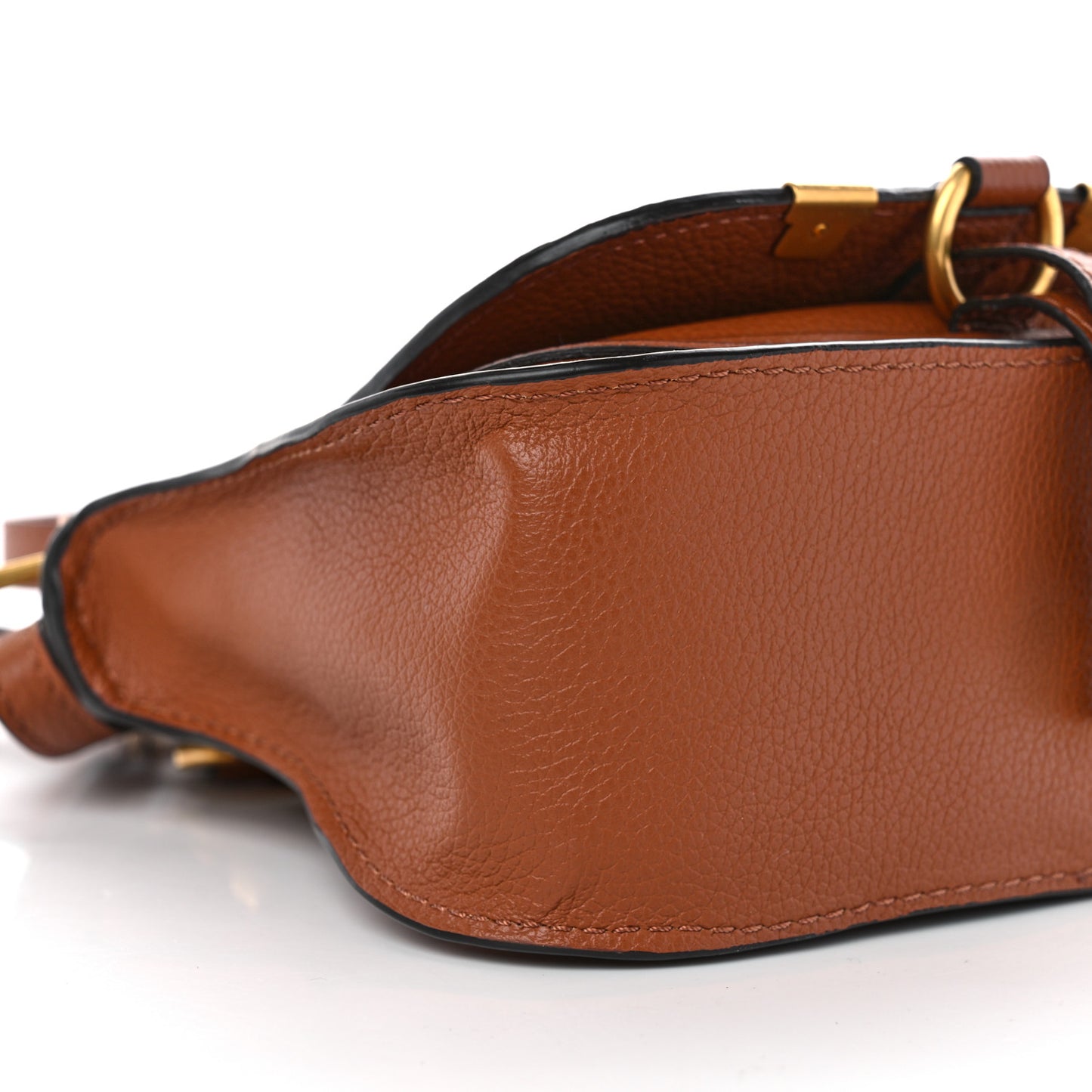 Calfskin Mini Marcie Satchel Tan