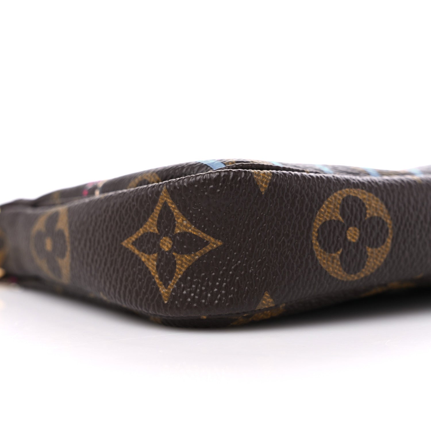 Louis Vuitton Monogram 2020 Christmas Animation Roller Coaster Mini Pochette Accessories Pivoine 8 of 9