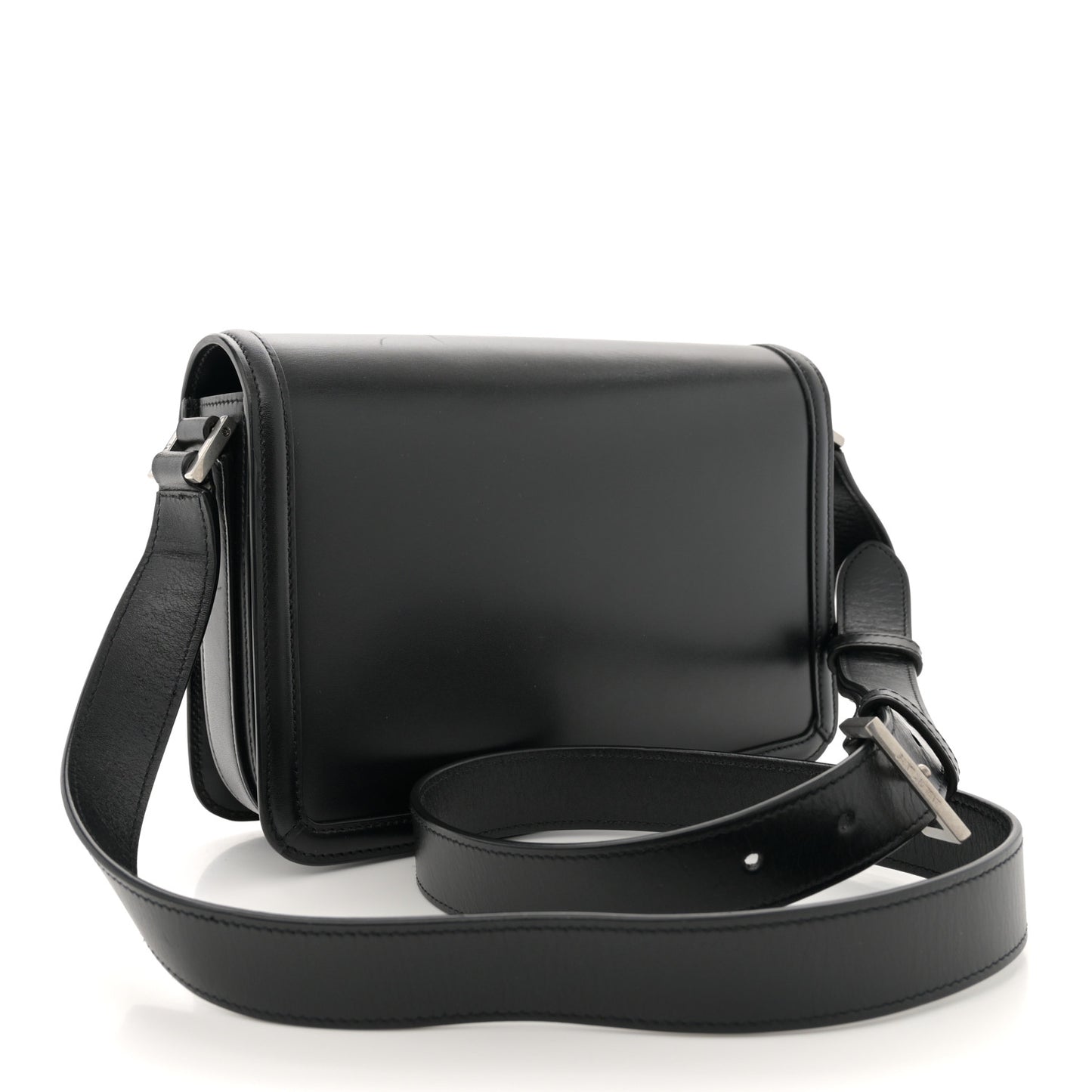 Box Calfskin Monogram Medium Solferino Satchel Black