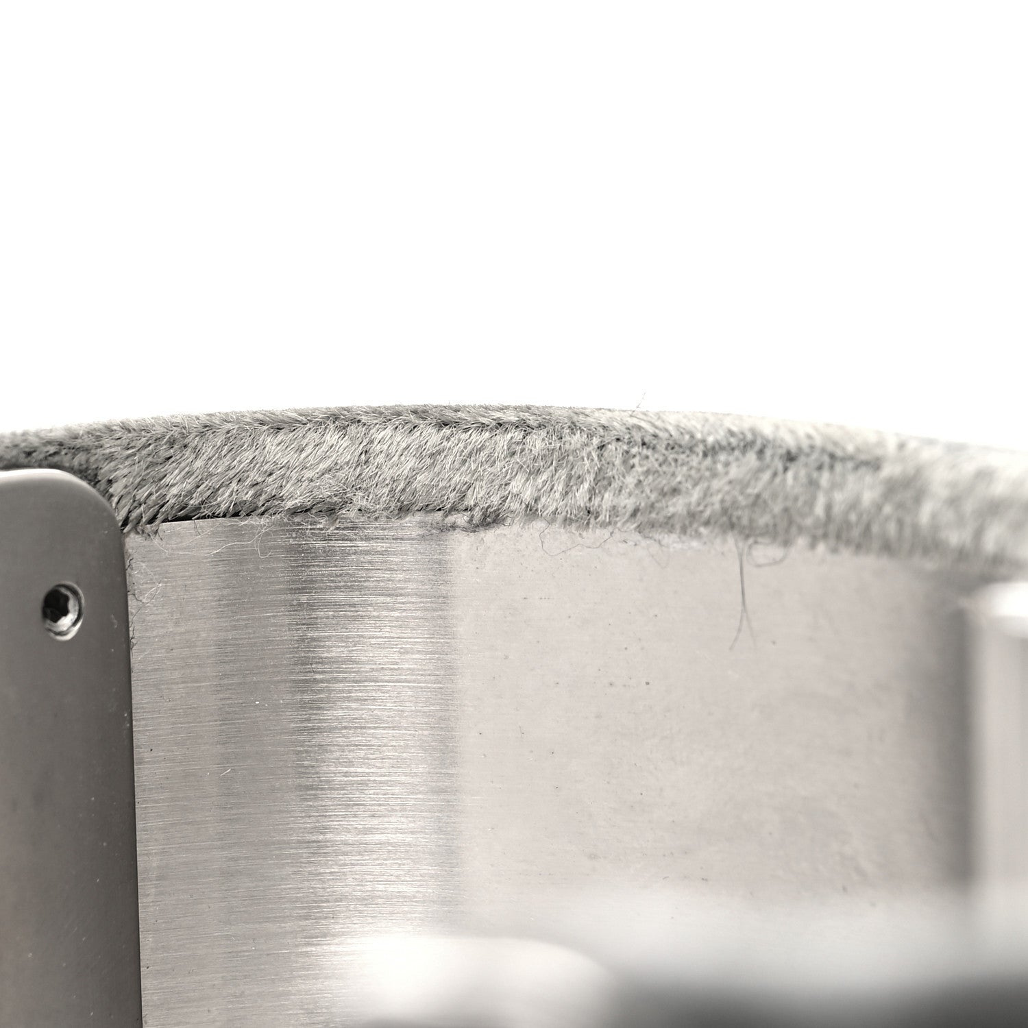 Chanel Velvet CC Cuff Silver Grey 7 of 7