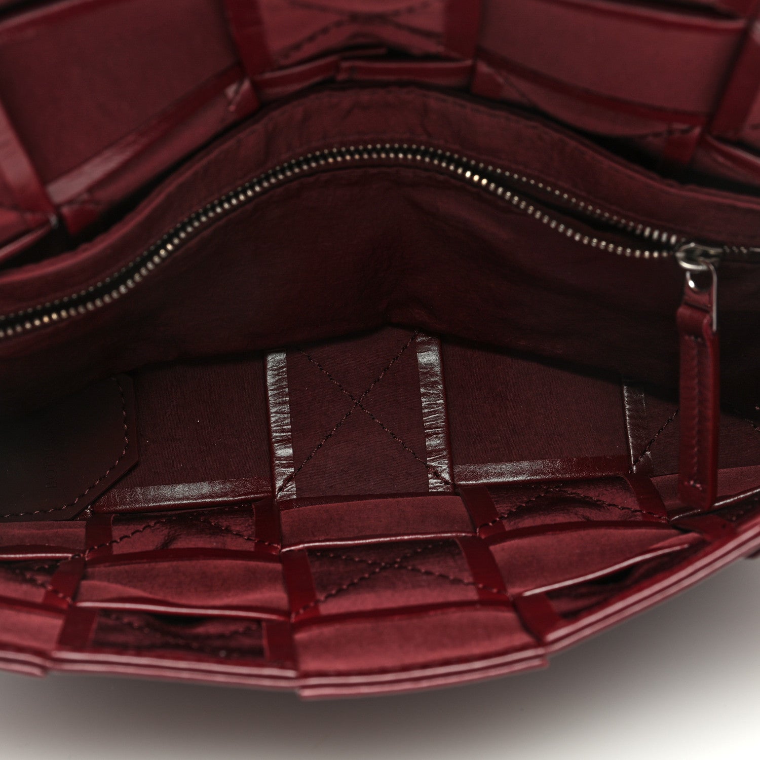 Bottega Veneta Paper Calfskin Maxi Intreccio Cassette Crossbody Bag Barolo 5 of 8