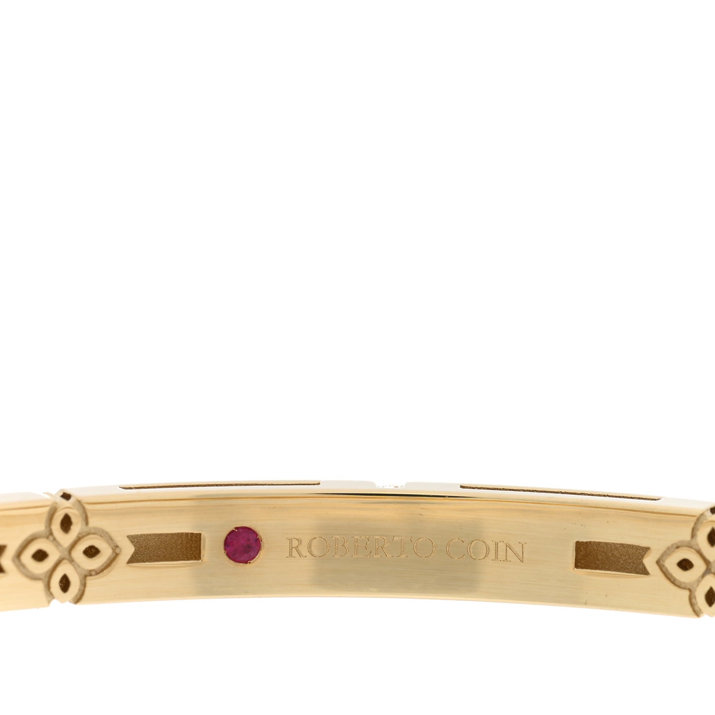 18K Yellow Gold Narrow Love in Verona Bangle Bracelet