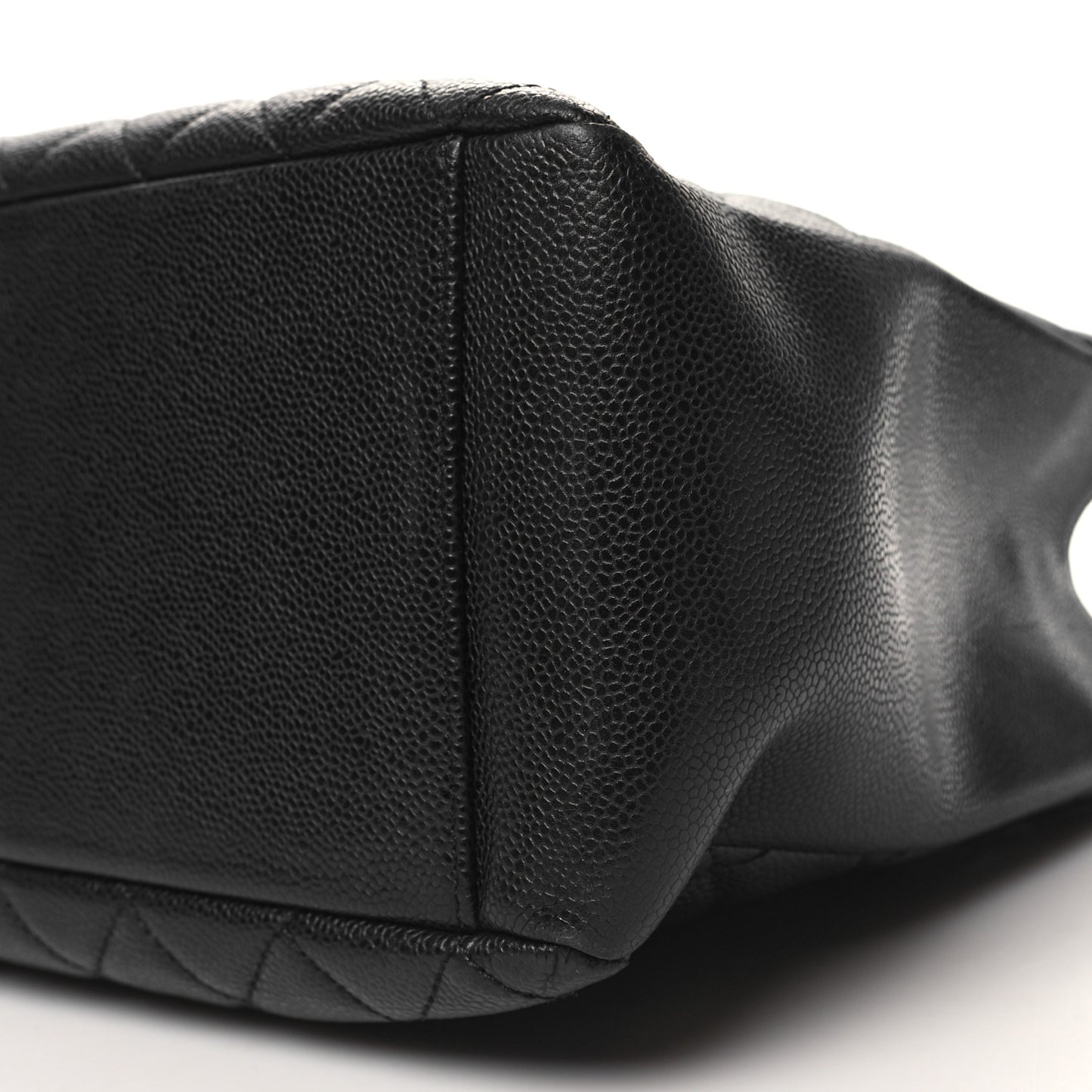 Caviar Quilted Grand Shopping Tote GST Black