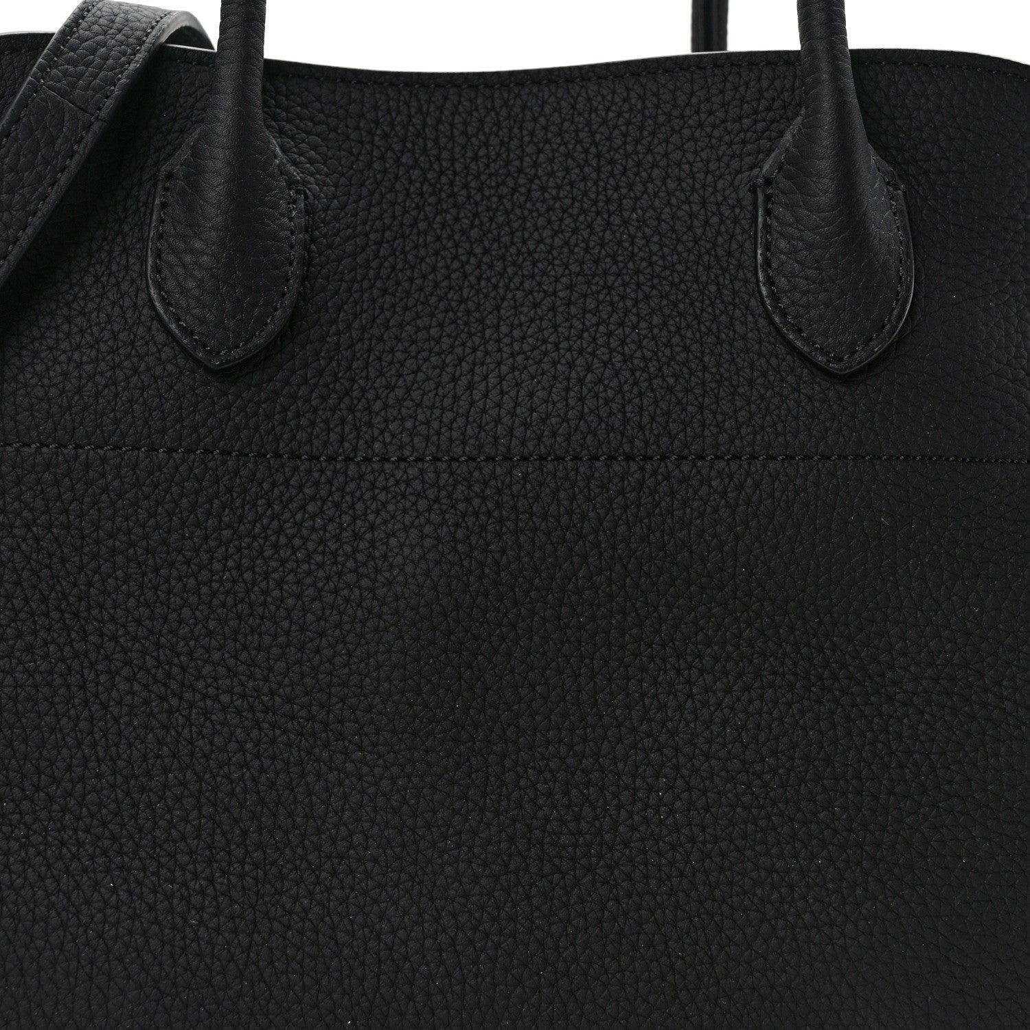 The Row Matte Grained Calfskin Soft Margaux 12 Black 7 of 10
