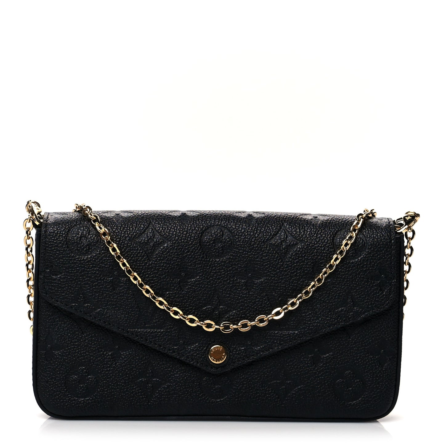 Empreinte Pochette Felicie Chain Wallet Black