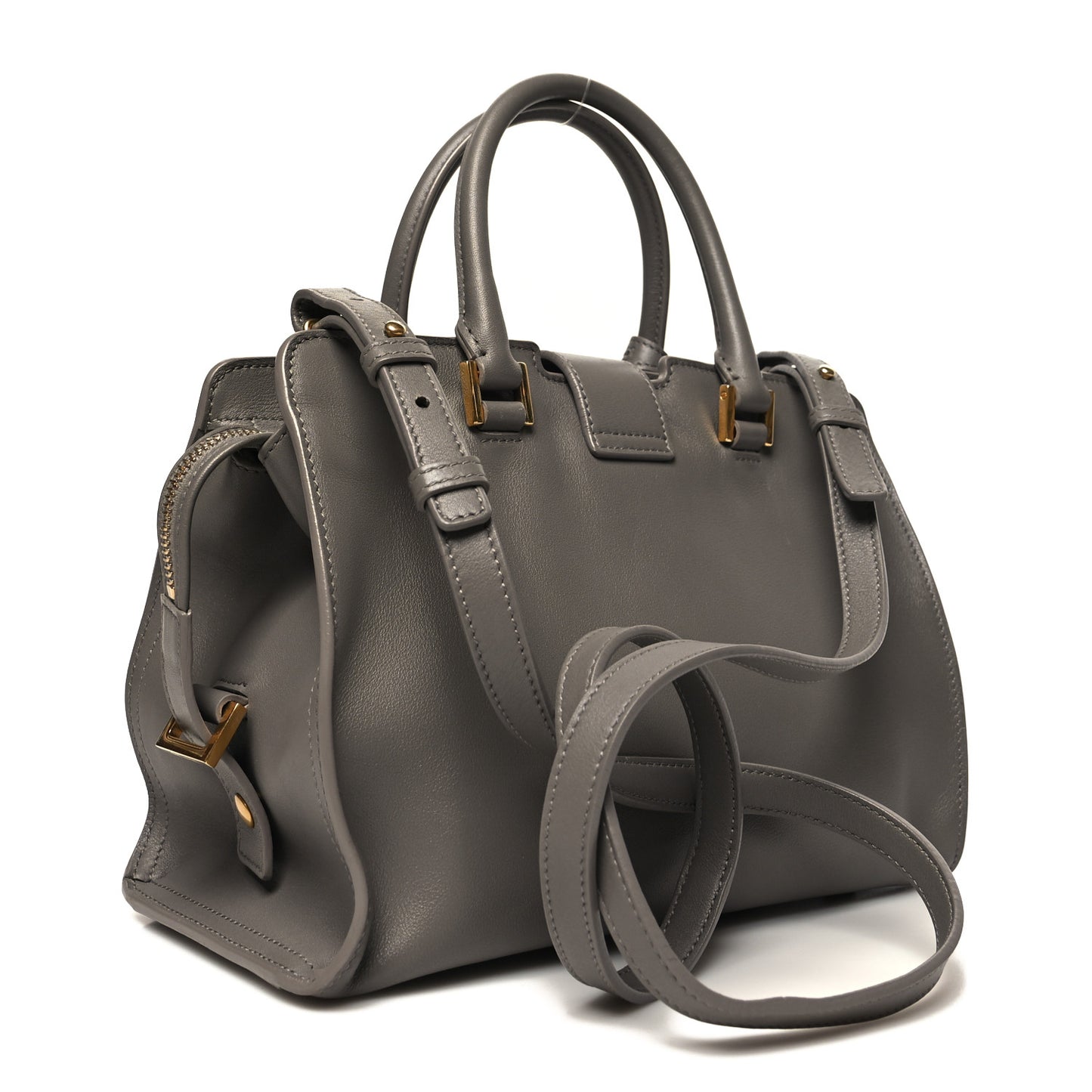Calfskin Monogram Baby Cabas Fog