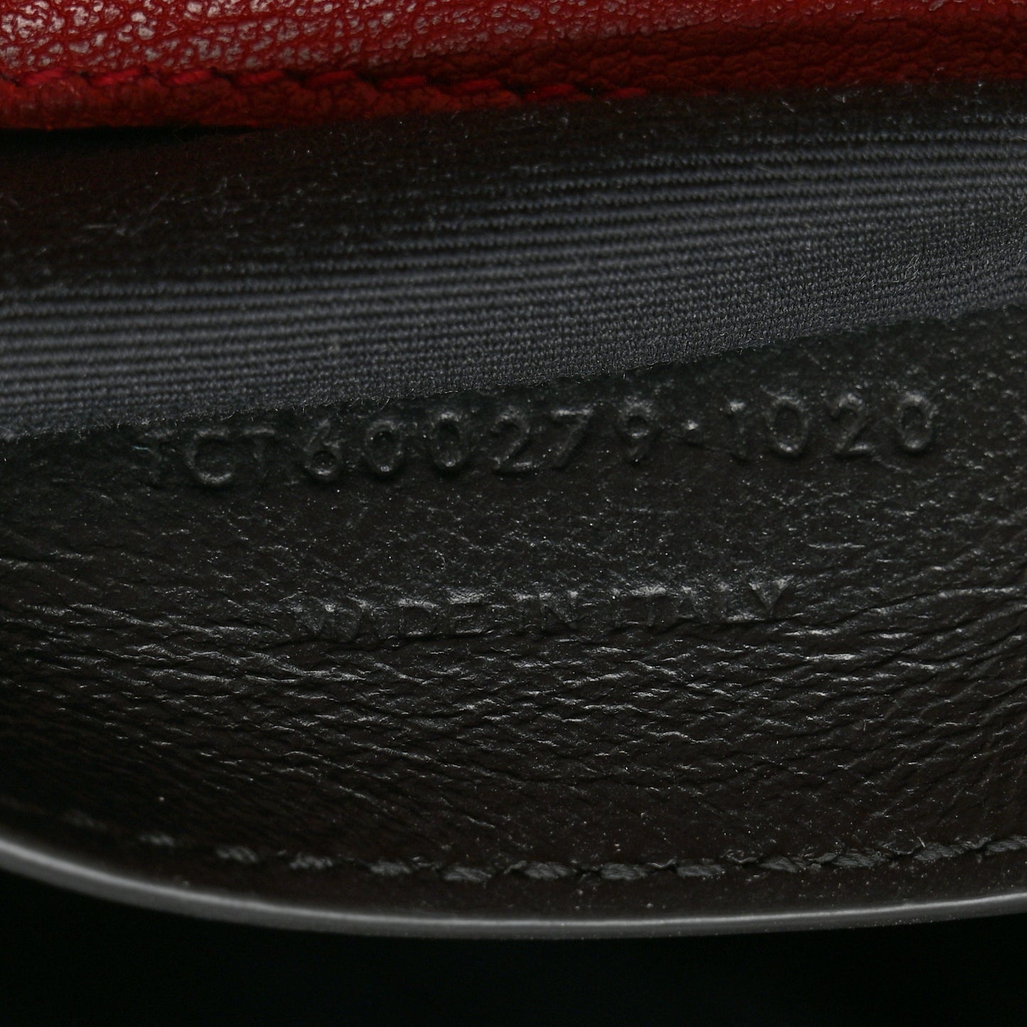 Sheepskin Matelasse Chevron Monogram Medium College Bag Opyum Red