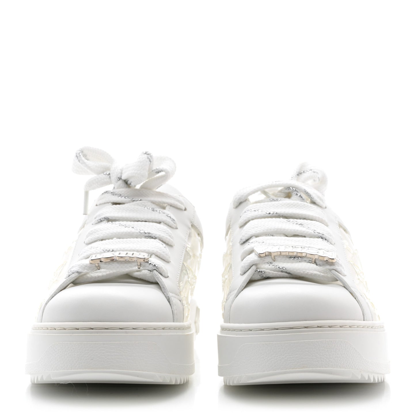 Monogram PVC Time Out Sneakers 39 Silver