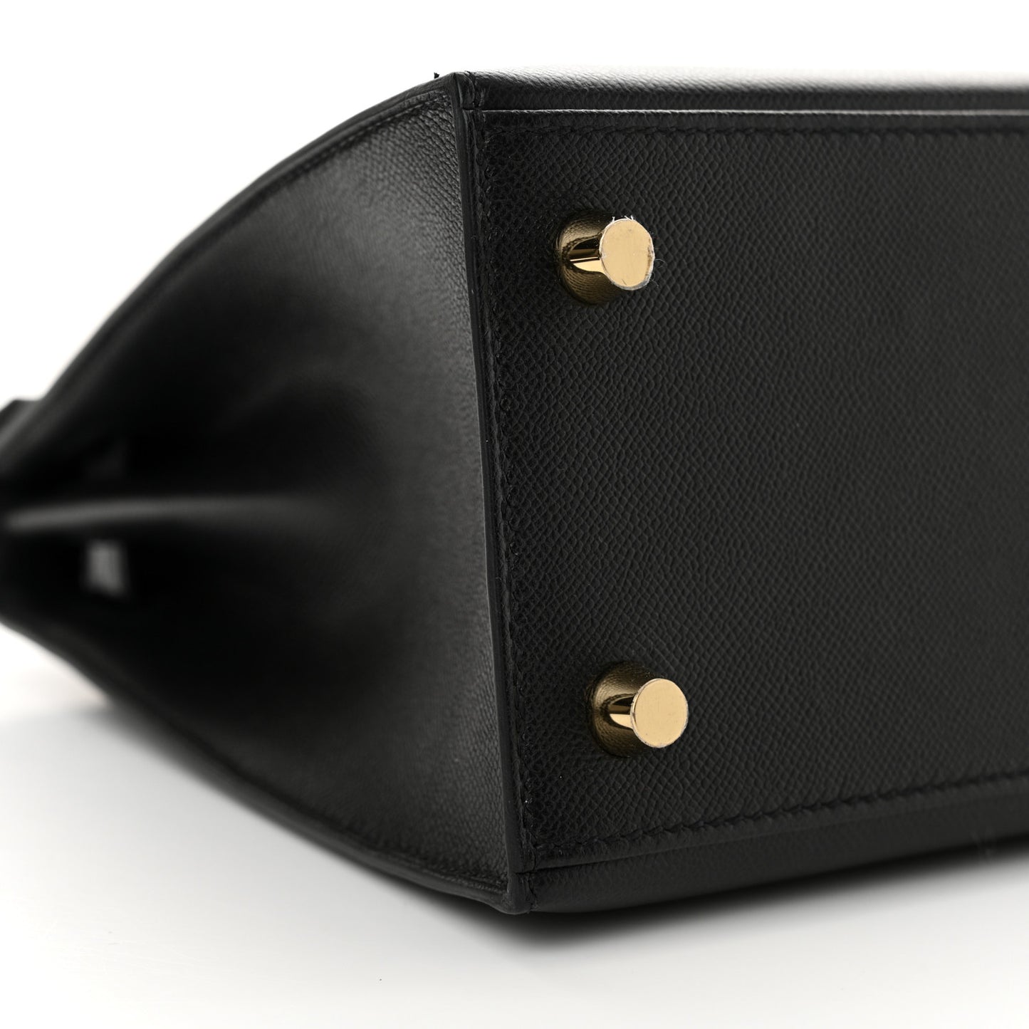 Madame Calfskin Shiny Niloticus Crocodile Kelly Sellier Touch 25 Black