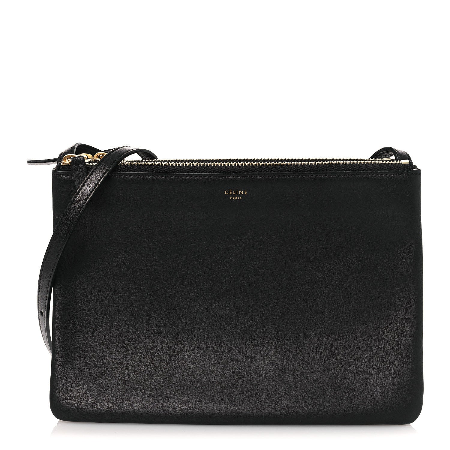 CELINE ブラック ボディバッグ CELINE（セリーヌ） Triomphe Belt Bag ベルトバッグ トリオンフ