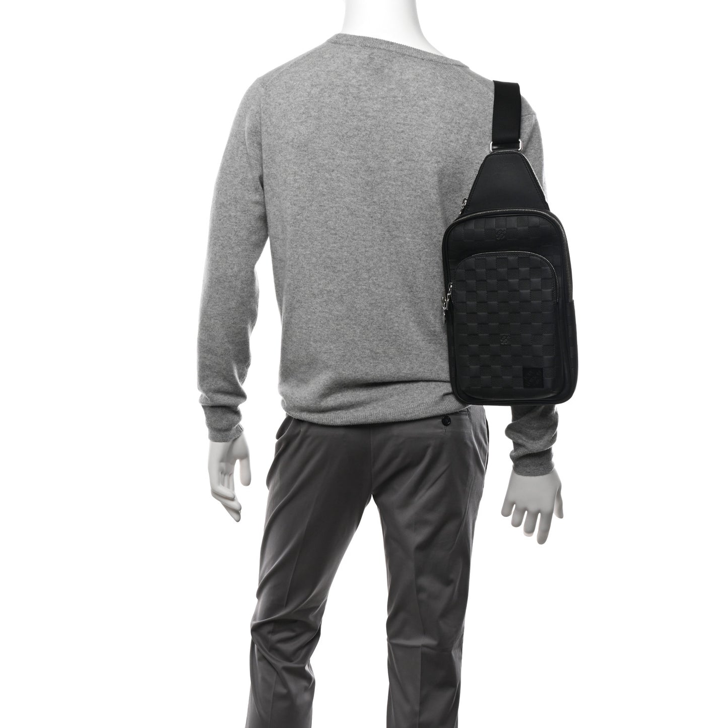 Damier Infini Avenue Sling Bag NM Onyx