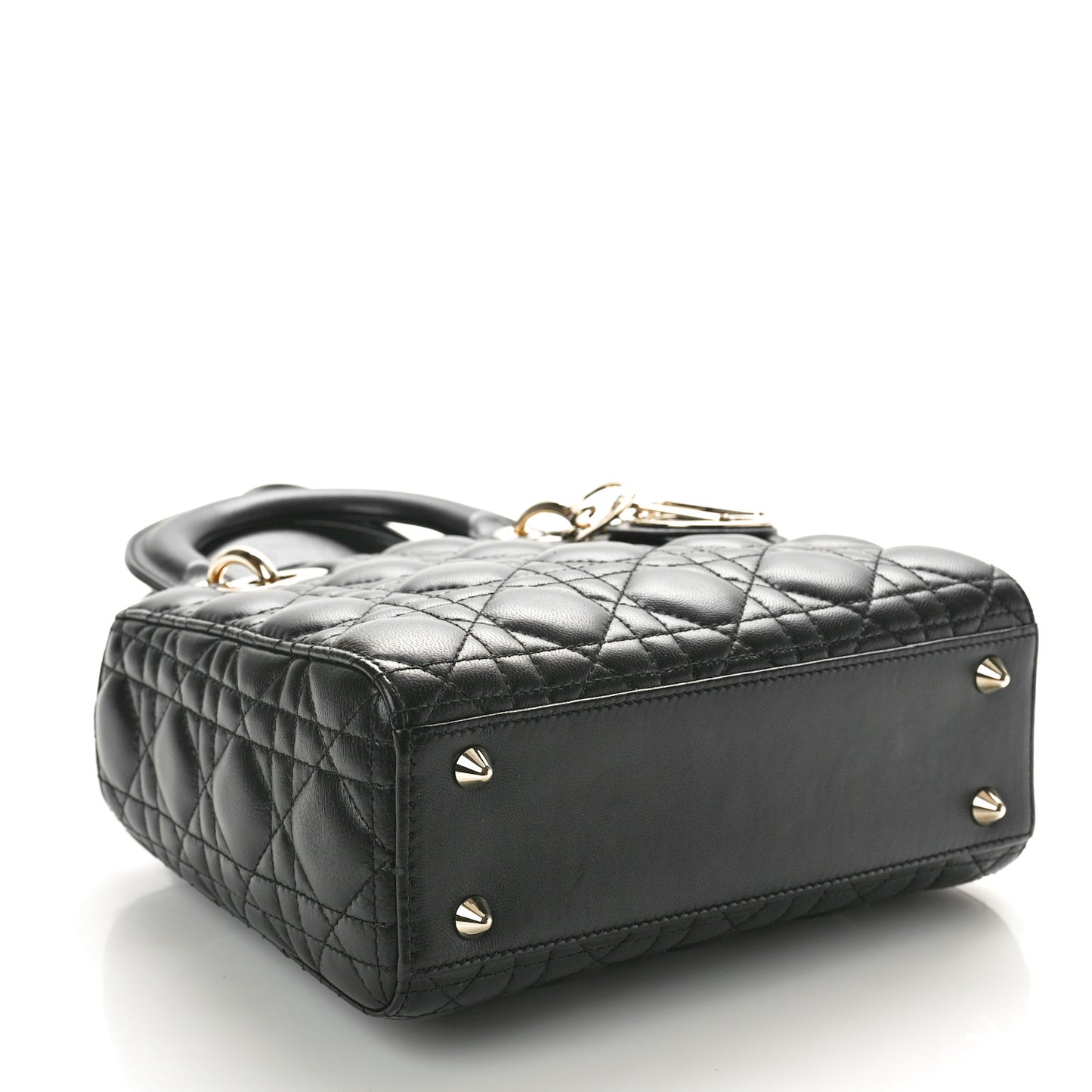Lambskin Cannage Small My ABCDior Lady Dior Black