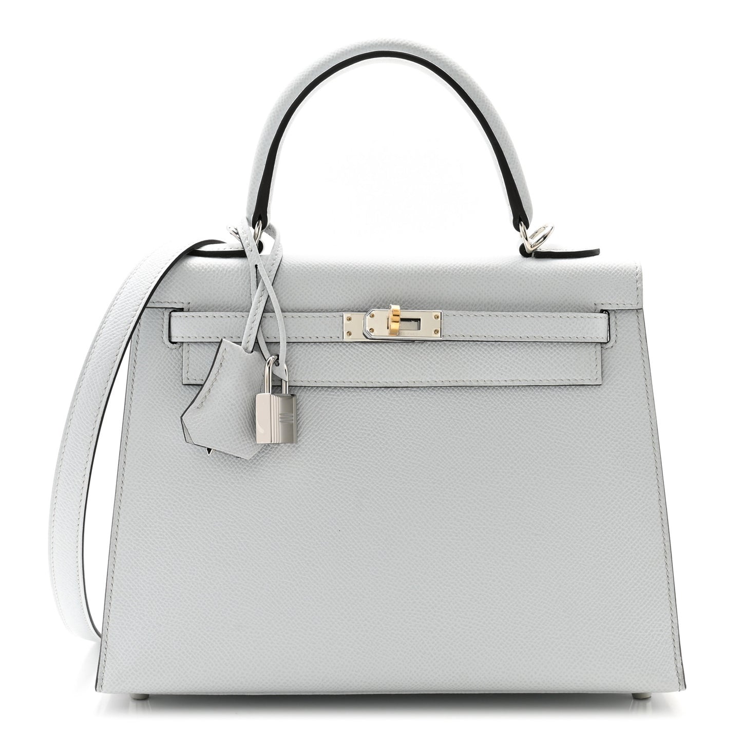 Epsom Kelly Sellier 25 Gris Platine