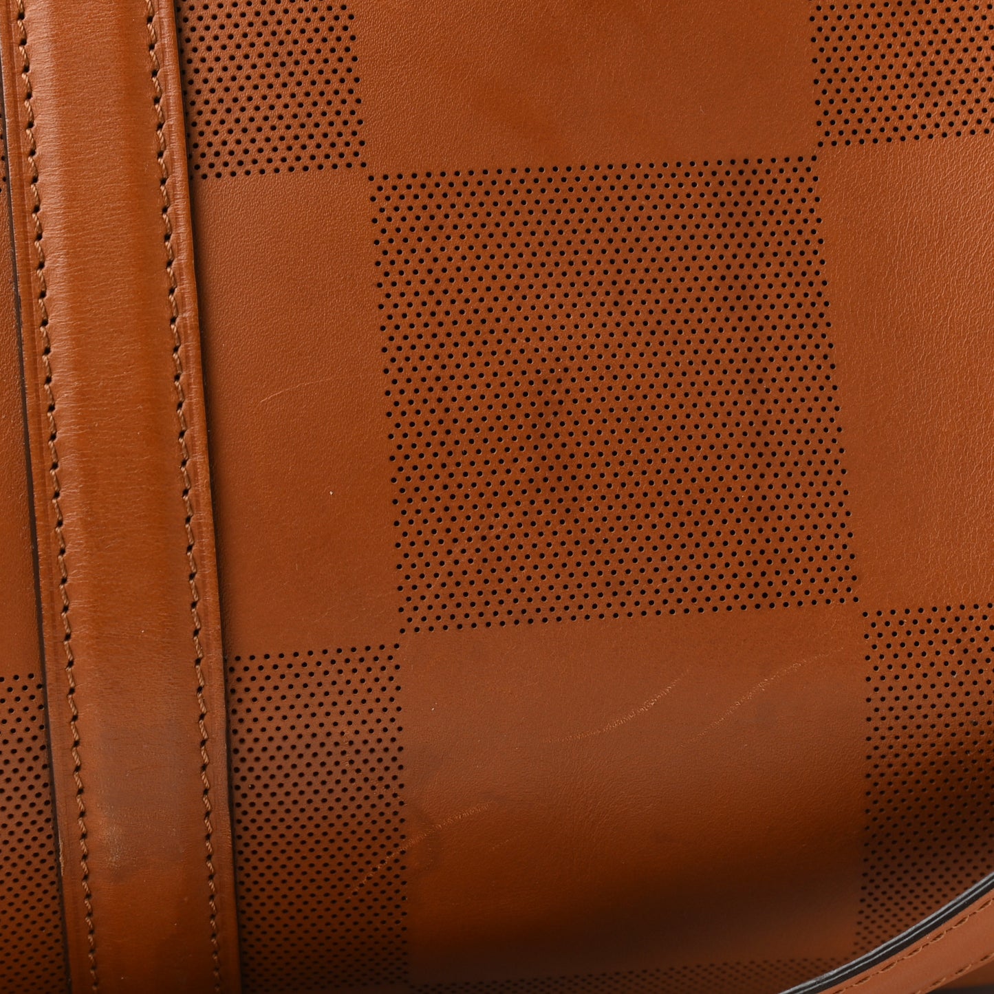 Nomade Grand Damier Keepall Bandouliere 45 Cognac