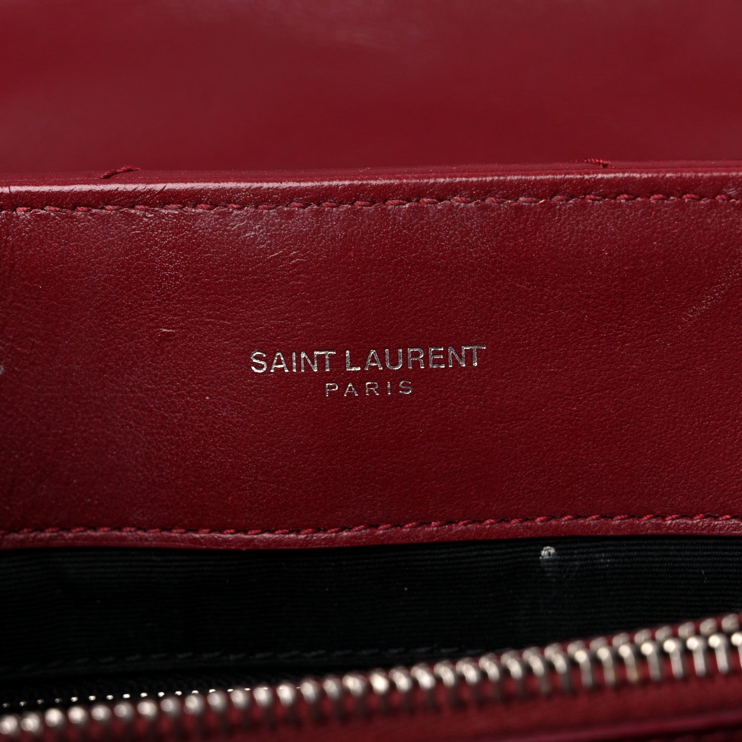 Saint Laurent Calfskin Y Quilted Monogram Medium Loulou Chain Satchel Palissandre 6 of 28