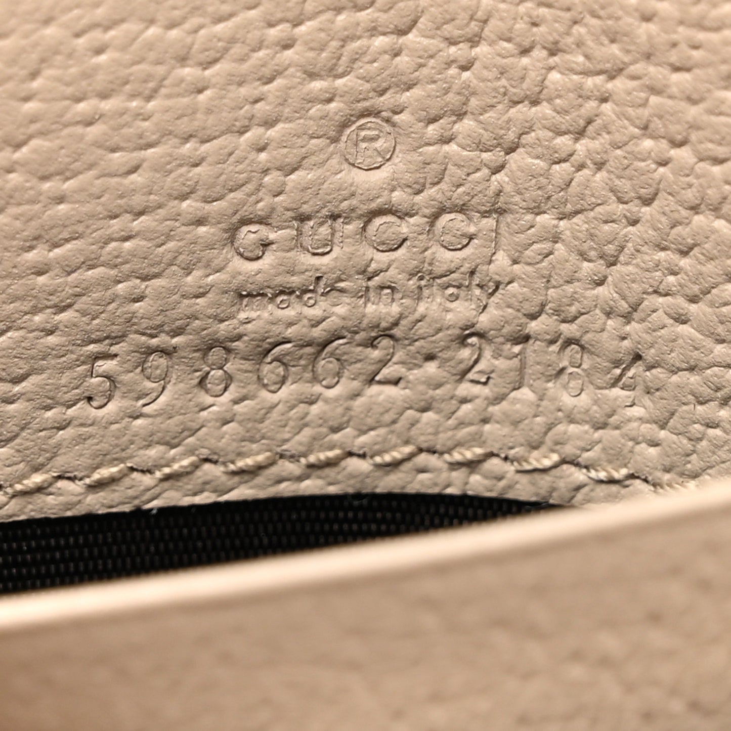 GG Supreme Monogram Textured Dollar Calfskin Web Ophidia Card Case Wallet Beige Mystic White Oatmeal