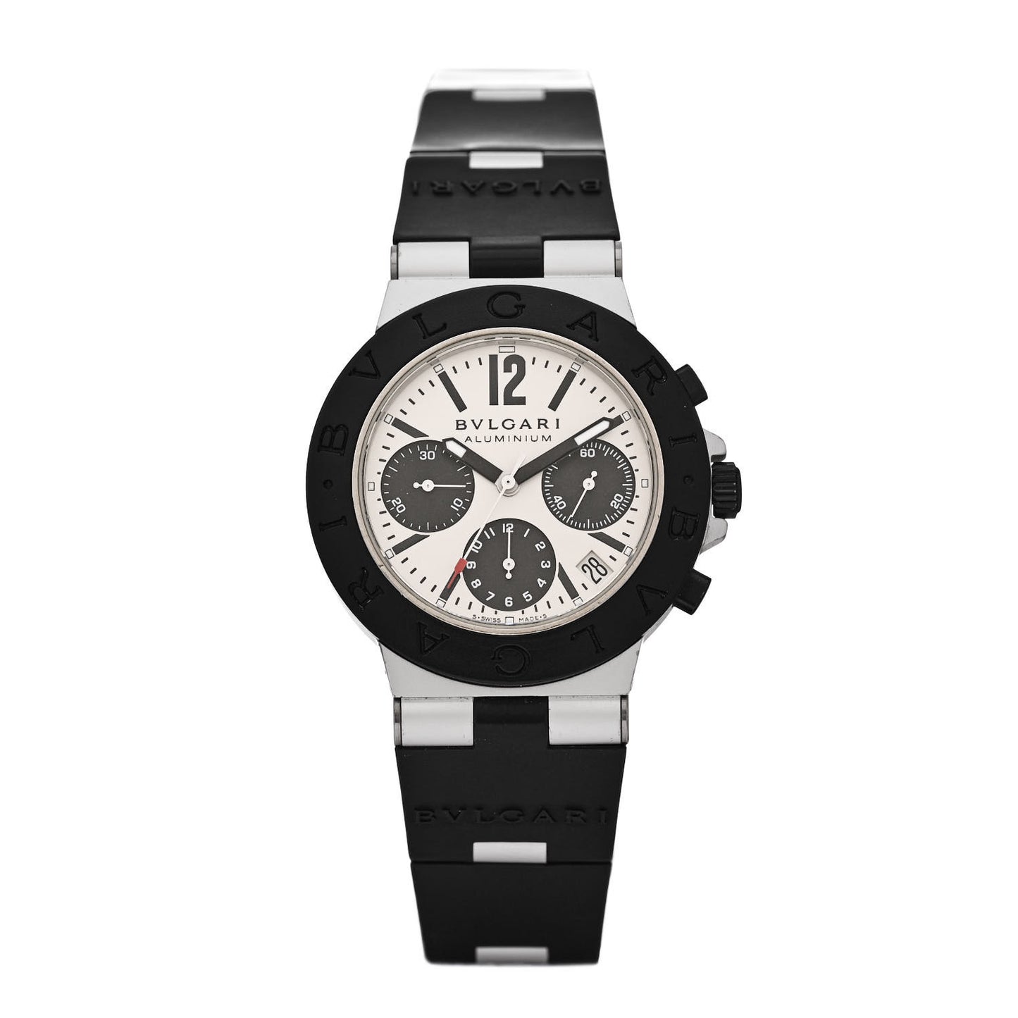 Aluminum Rubber 38mm Diagono Chronograph Automatic Watch