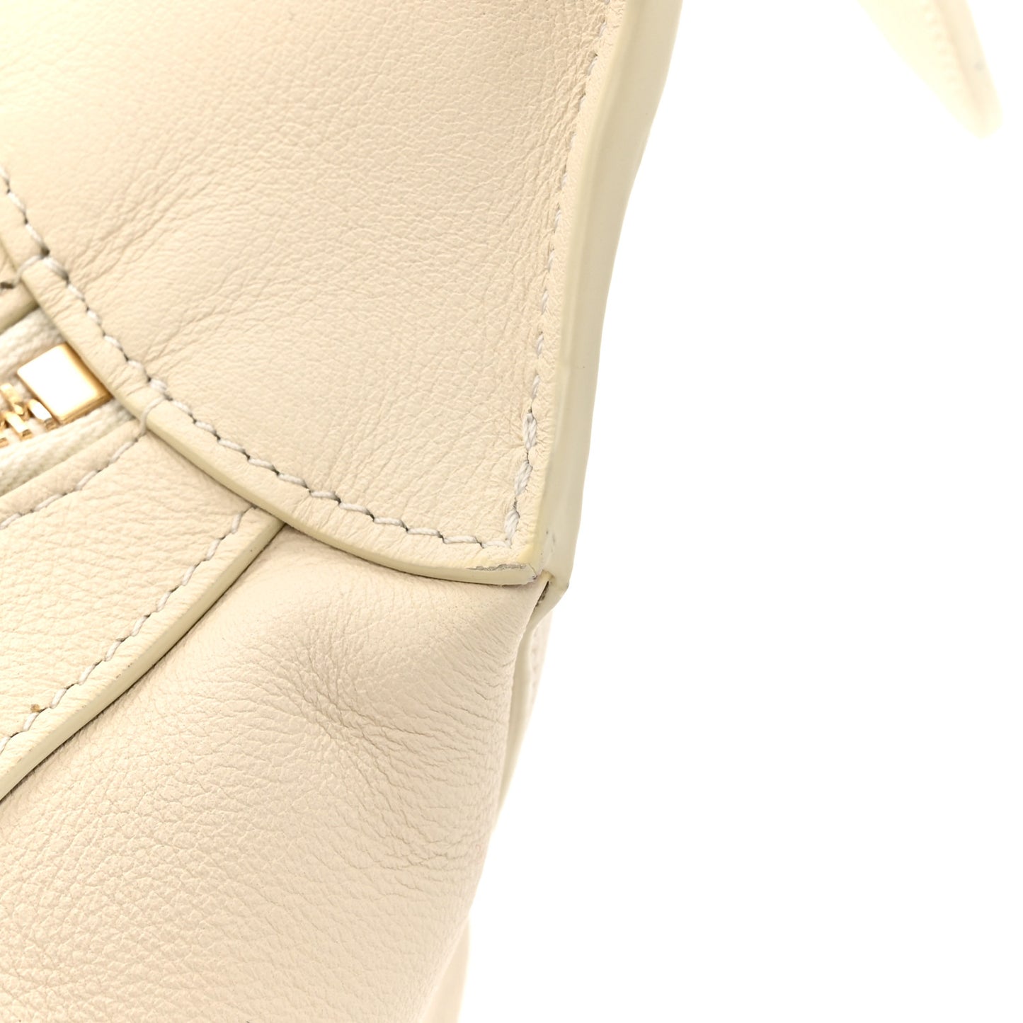 Supple Calfskin Medium Romy Shoulder Bag Rice