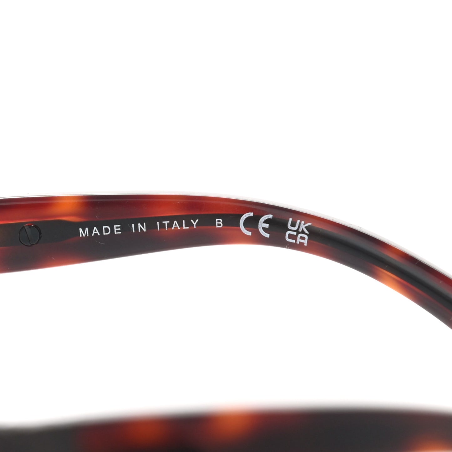 Acetate Calfskin Square Sunglasses 5476-Q Tortoise