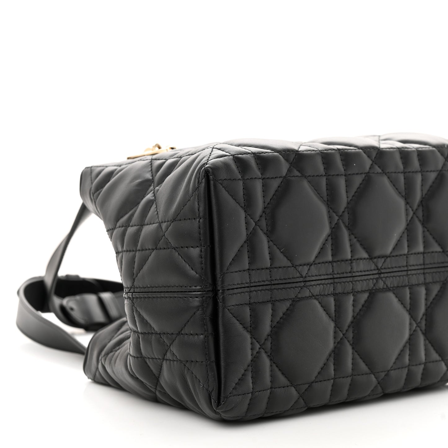Calfskin Macrocannage Small Toujours Black