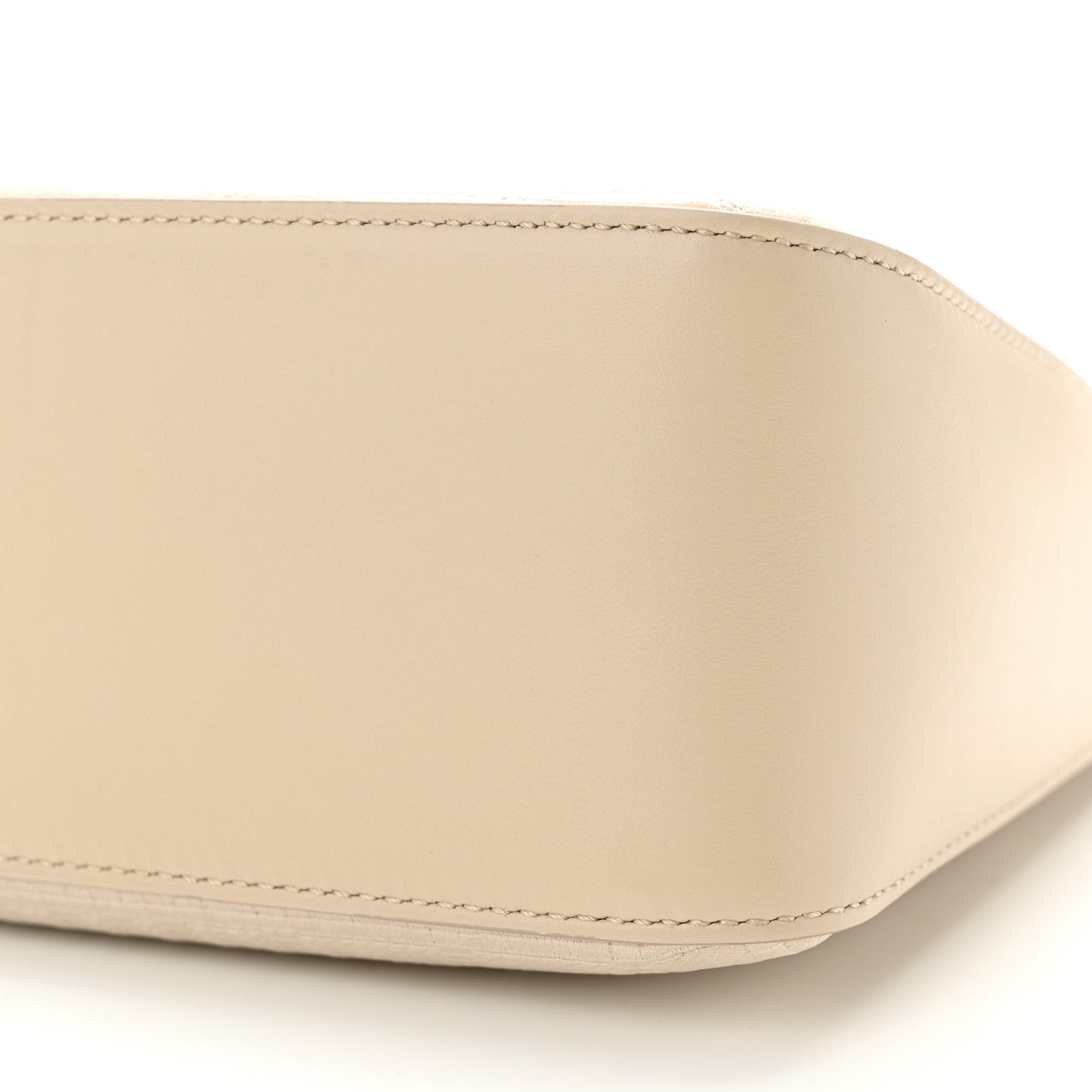 Coated Canvas Logo 4G Embossed Small Moon Cut Out Shoulder Bag Natural Beige