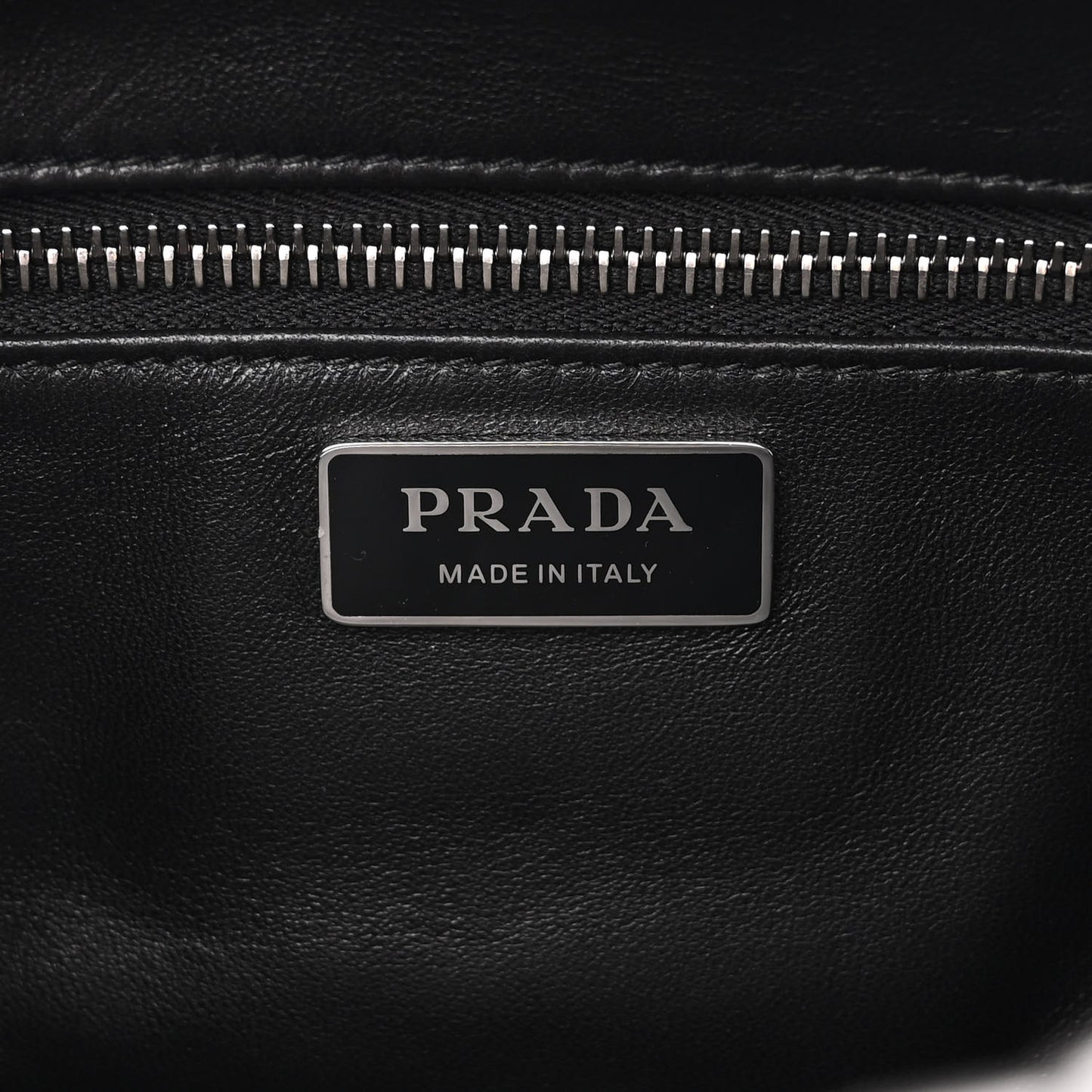 Nappa Antique Small Re-Edition 2001 Two Handle Crossbody Bag Black