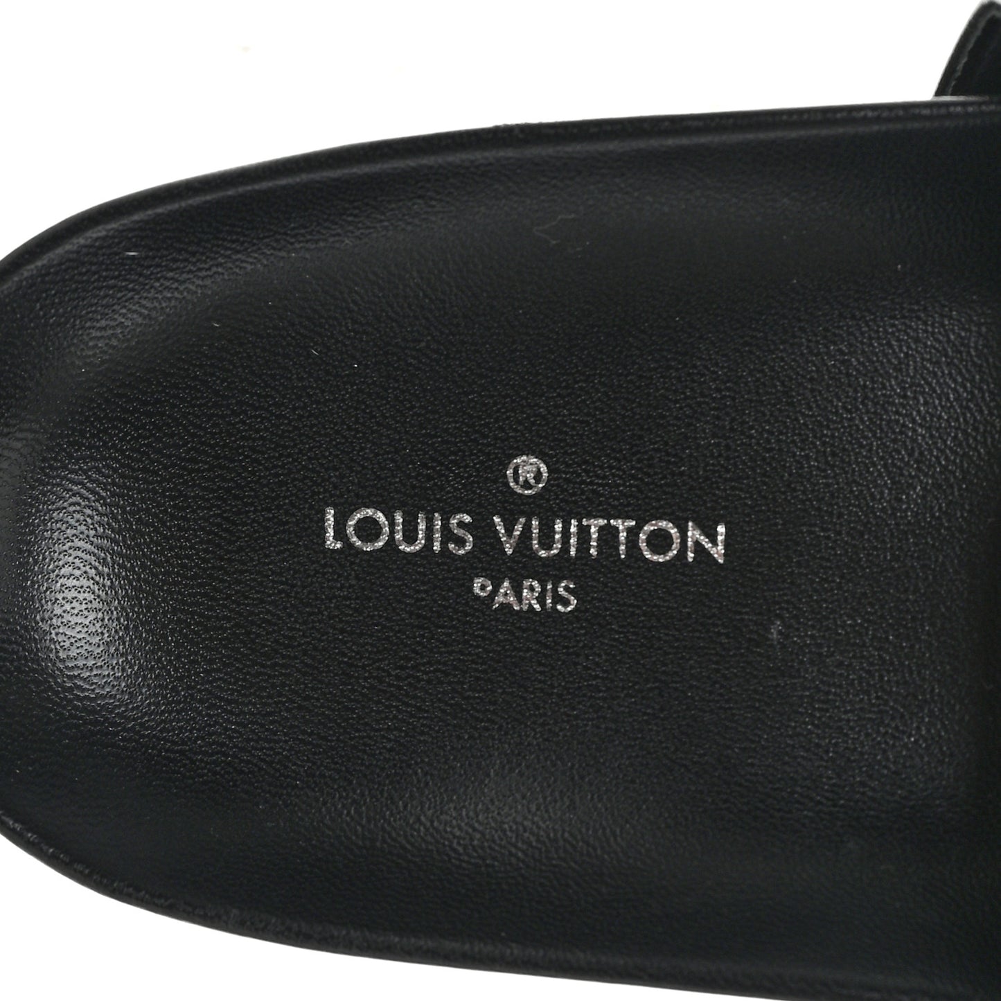 Monogram Patch Work World Tour Bom Dia Flat Mule 37 Black